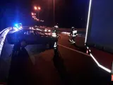 Accidente en la A-8, a la altura de Guriezo