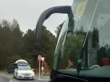 La Guardia Civil de Ourense intercepta a un conductor de bus escolar que dio positivo en alcohol y cocaína. REMITIDA / HANDOUT por GUARDIA CIVIL Fotografía remitida a medios de comunicación exclusivamente para ilustrar la noticia a la que hace referencia la imagen, y citando la procedencia de la imagen en la firma 18/2/2025