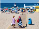Una playa de Benidorm, en una imagen de archivo.