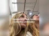 Los viajeros no pararon de reir con el piloto.