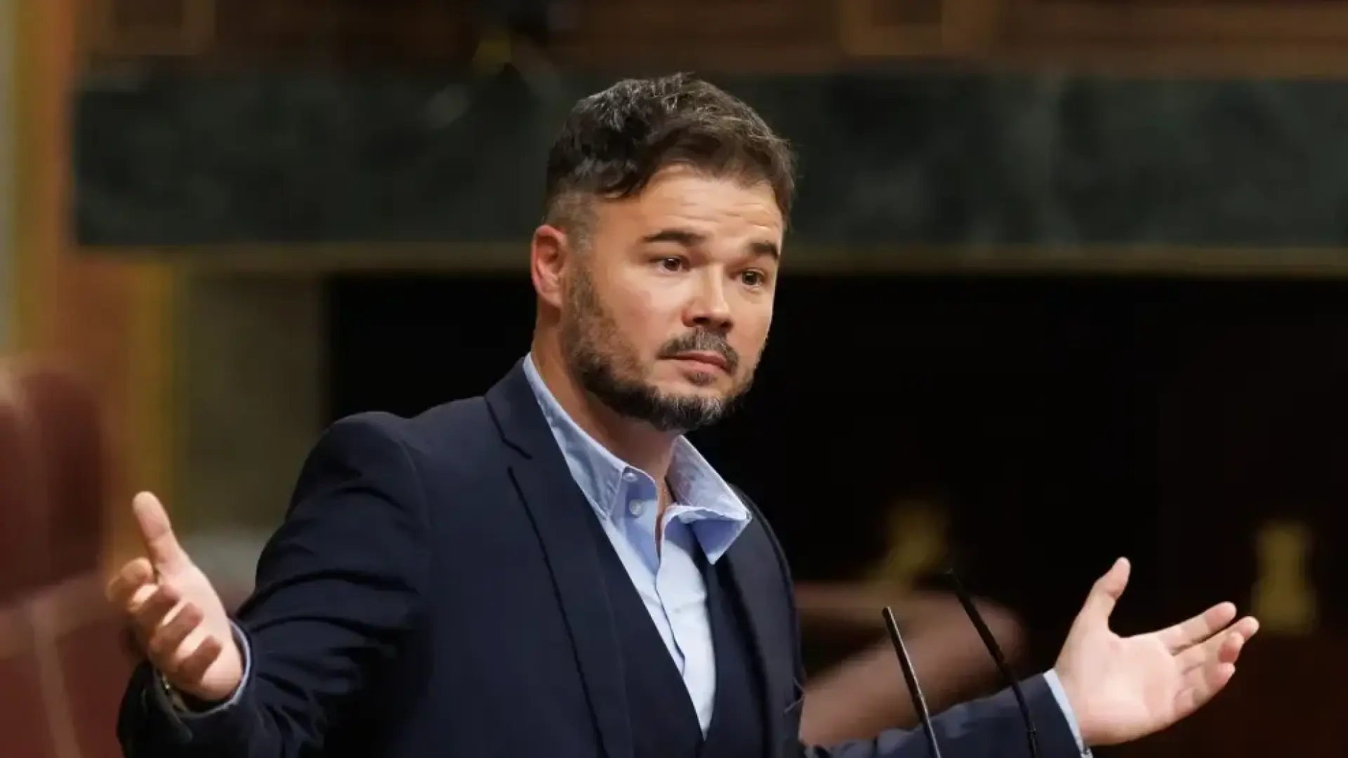 Rufián lanza su proyecto de unidad de la izquierda apoyándose en su popularidad pero levantando recelos por su falta de concreción