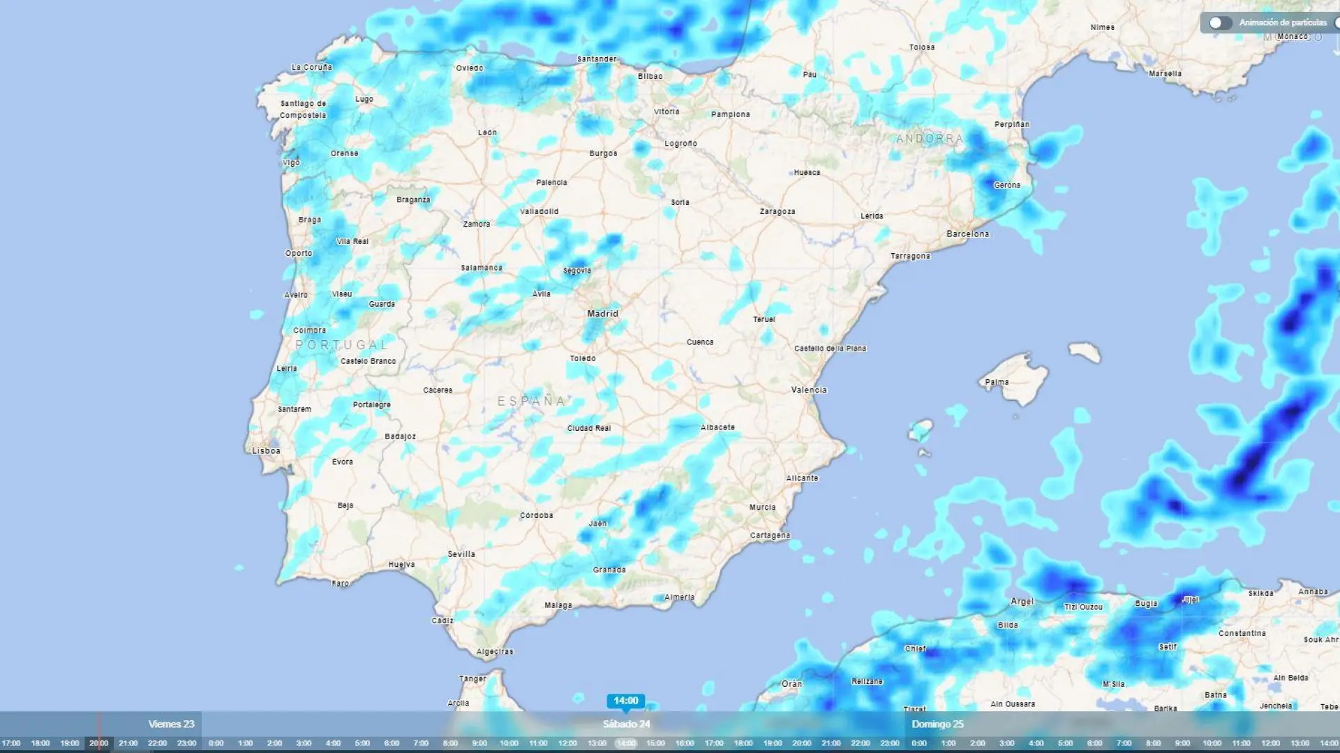 
         Llega un frente con lluvia, viento y nieve en las próximas horas: estas son las zonas que están en aviso 
    