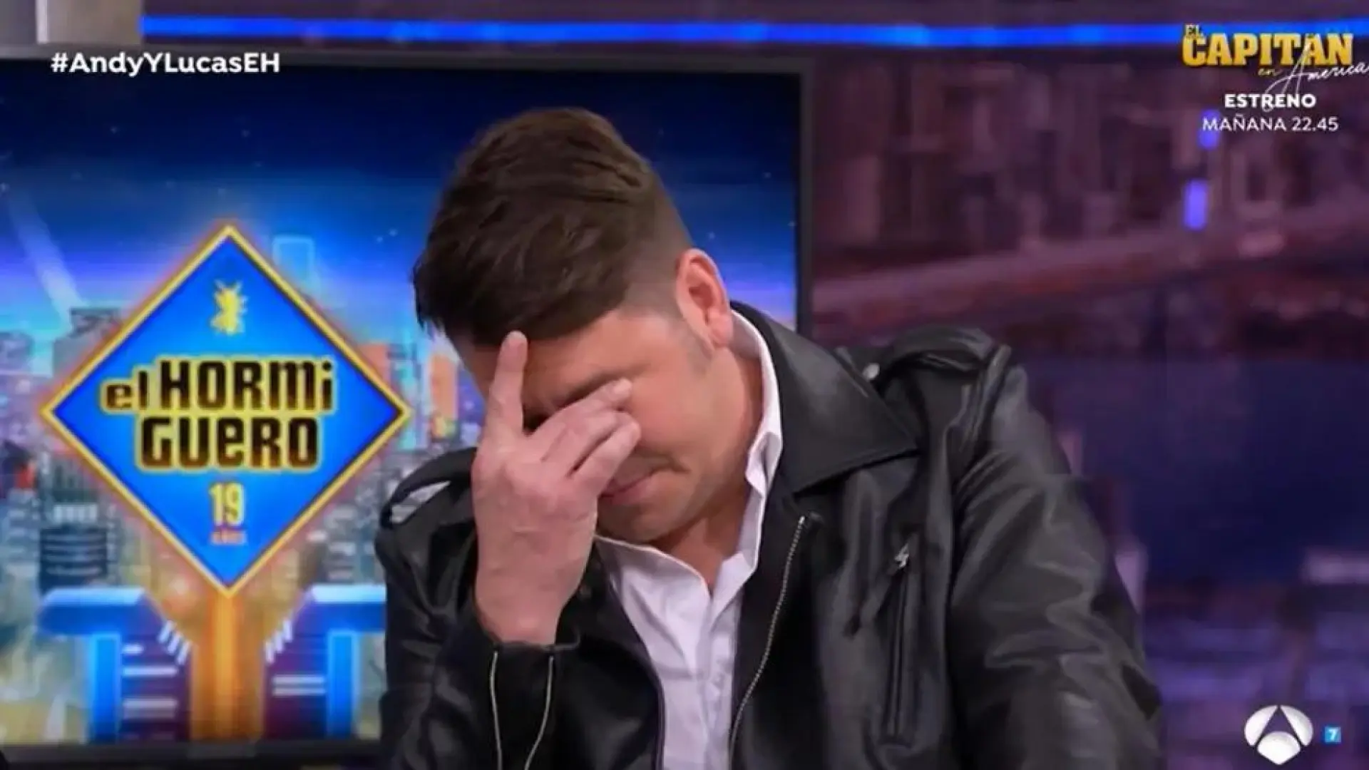 Lucas, de 'Andy y Lucas', rompe a llorar en 'El Hormiguero' al hablar de las críticas que recibió por su nariz: "Fue mi culpa"