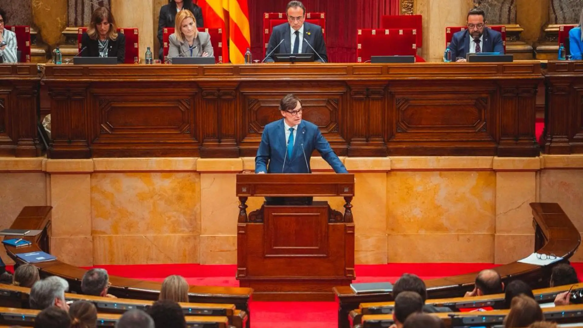 
         El Govern trabaja en los Presupuestos de 2026 con la presión de ERC y Comuns que han fijado sus exigencias 
    