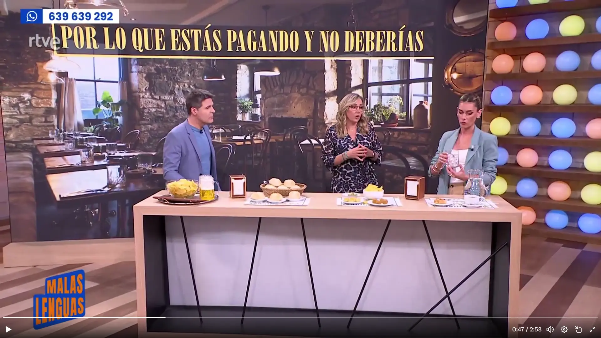 Cintora explica en 'Malas Lenguas' qué nos pueden cobrar y qué no en los restaurantes