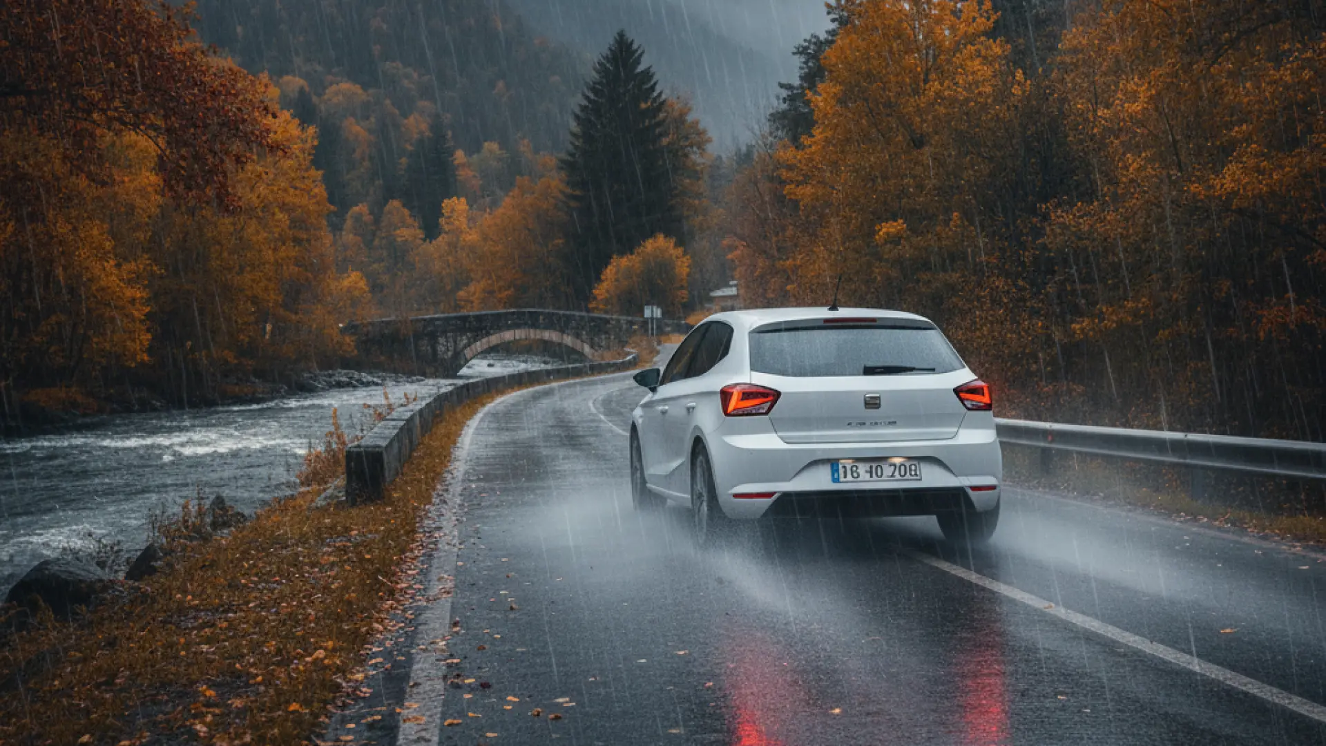 La guía definitiva para conducir seguro bajo las torrenciales lluvias de otoño e invierno