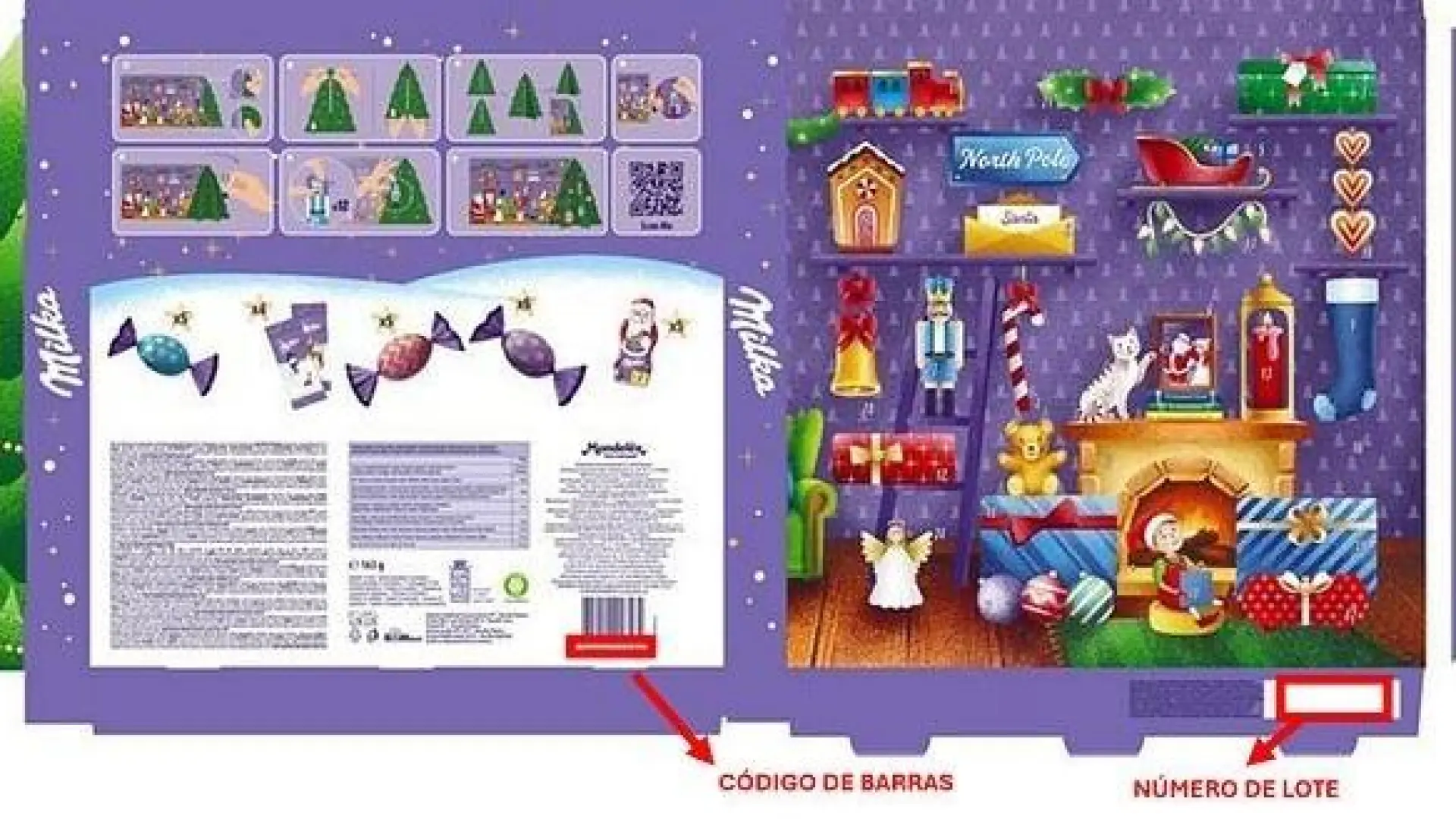 Проблемы с календарем адвента Milka: отсутствие маркировки аллергенов