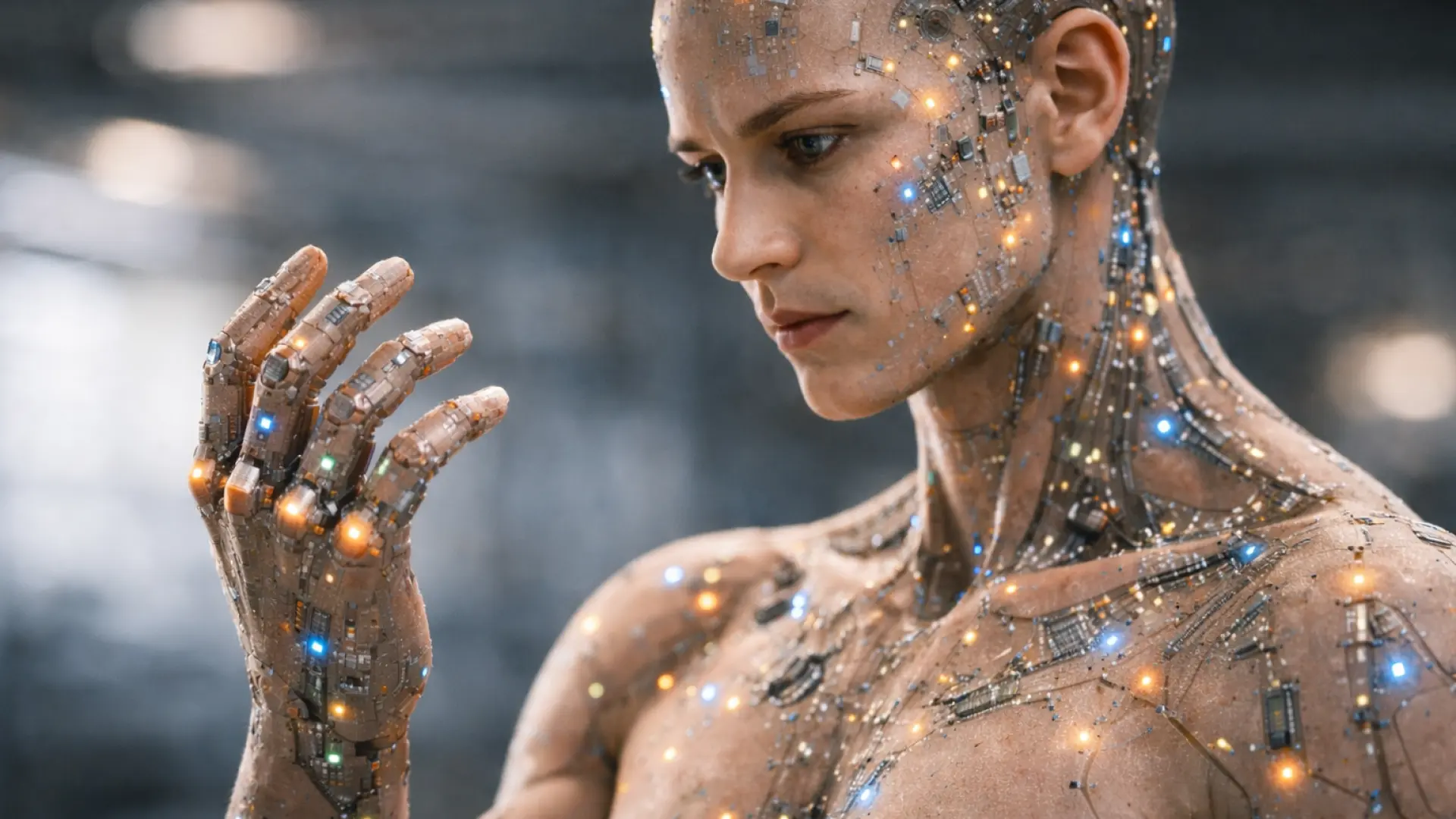 Una nueva piel artificial permitirá que los robots humanoides sientan 'dolor'