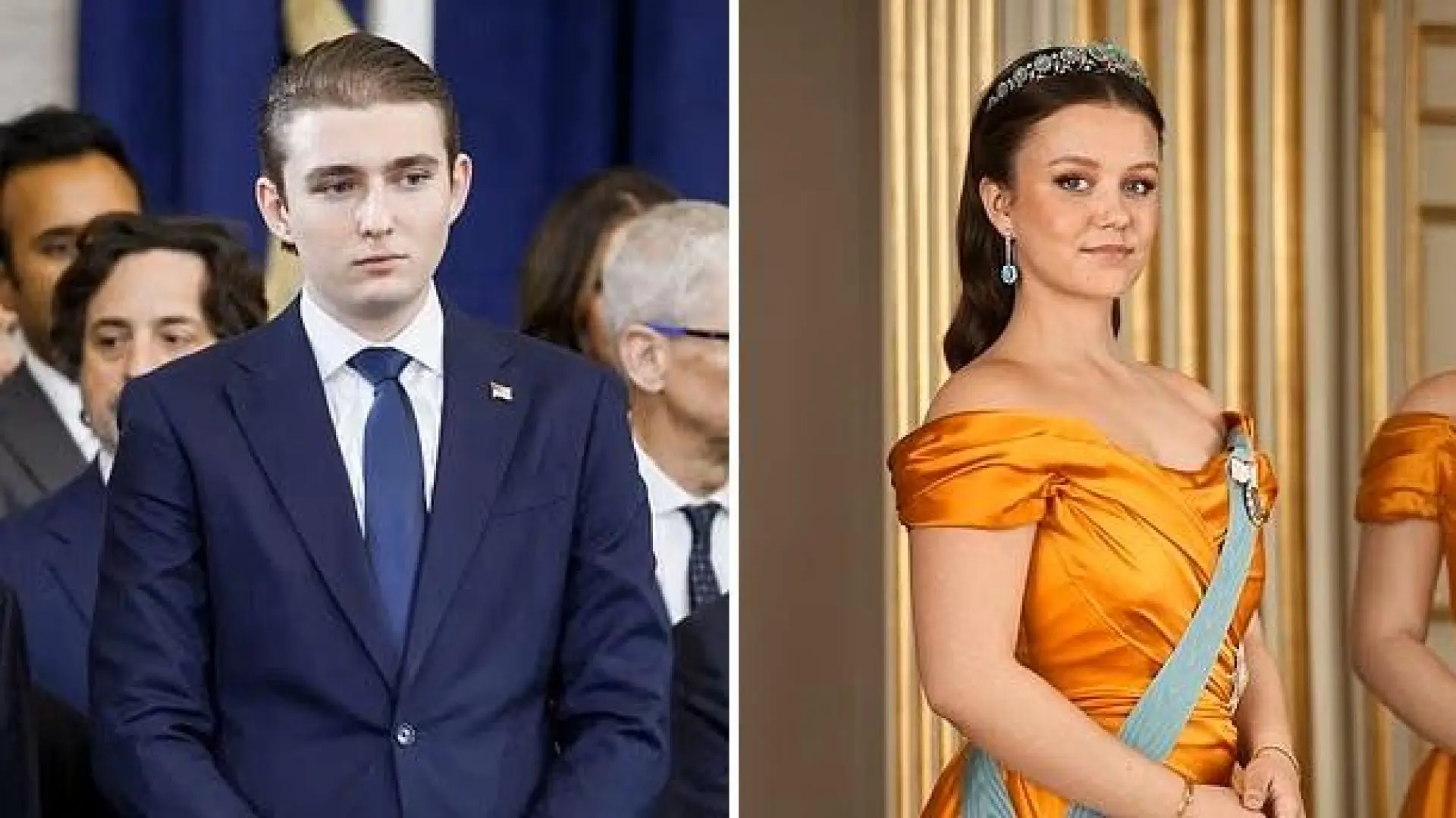 La solución viral al problema de Trump y Groenlandia: proponen casar a su hijo Barron con la princesa Isabel de Dinamarca