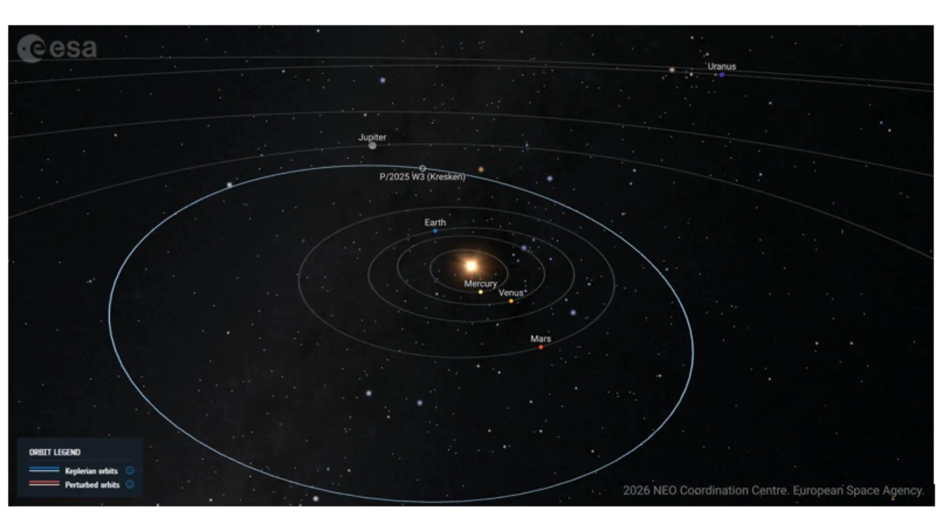 Un telescopio español detecta un nuevo cometa tras más de 40 años