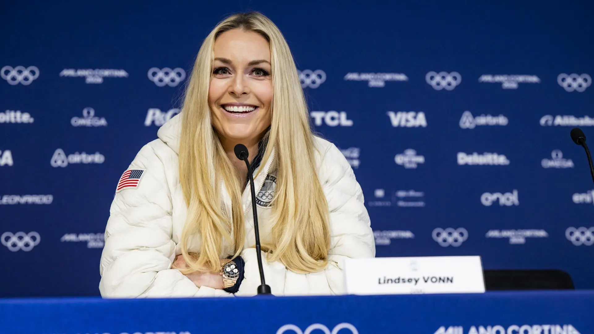 Lindsey Vonn, leyenda del esquí, buscará una medalla olímpica con el ligamento cruzado roto: «Me siento fuerte»