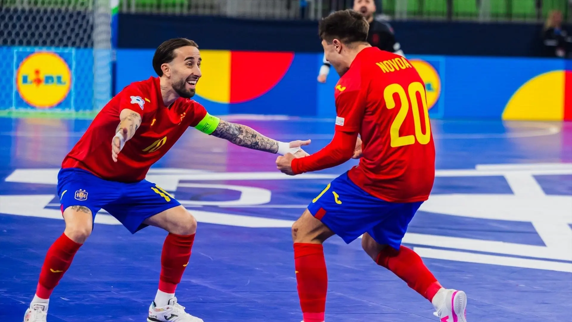 España gana su octavo Europeo de fútbol sala tras imponerse en la final a Portugal