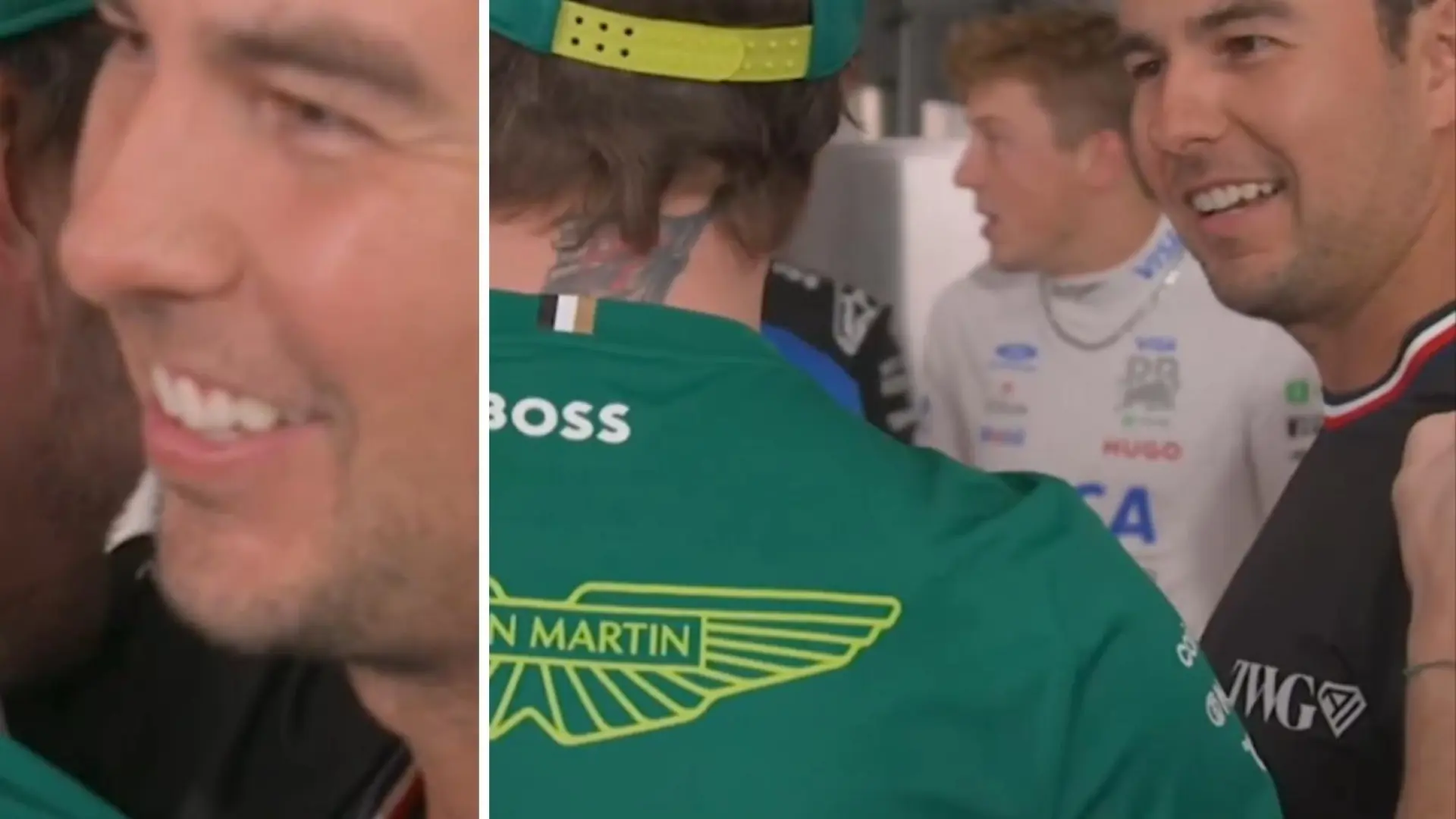 Checo Pérez alucina con Fernando Alonso: «Cabrón, cada año estás más joven»