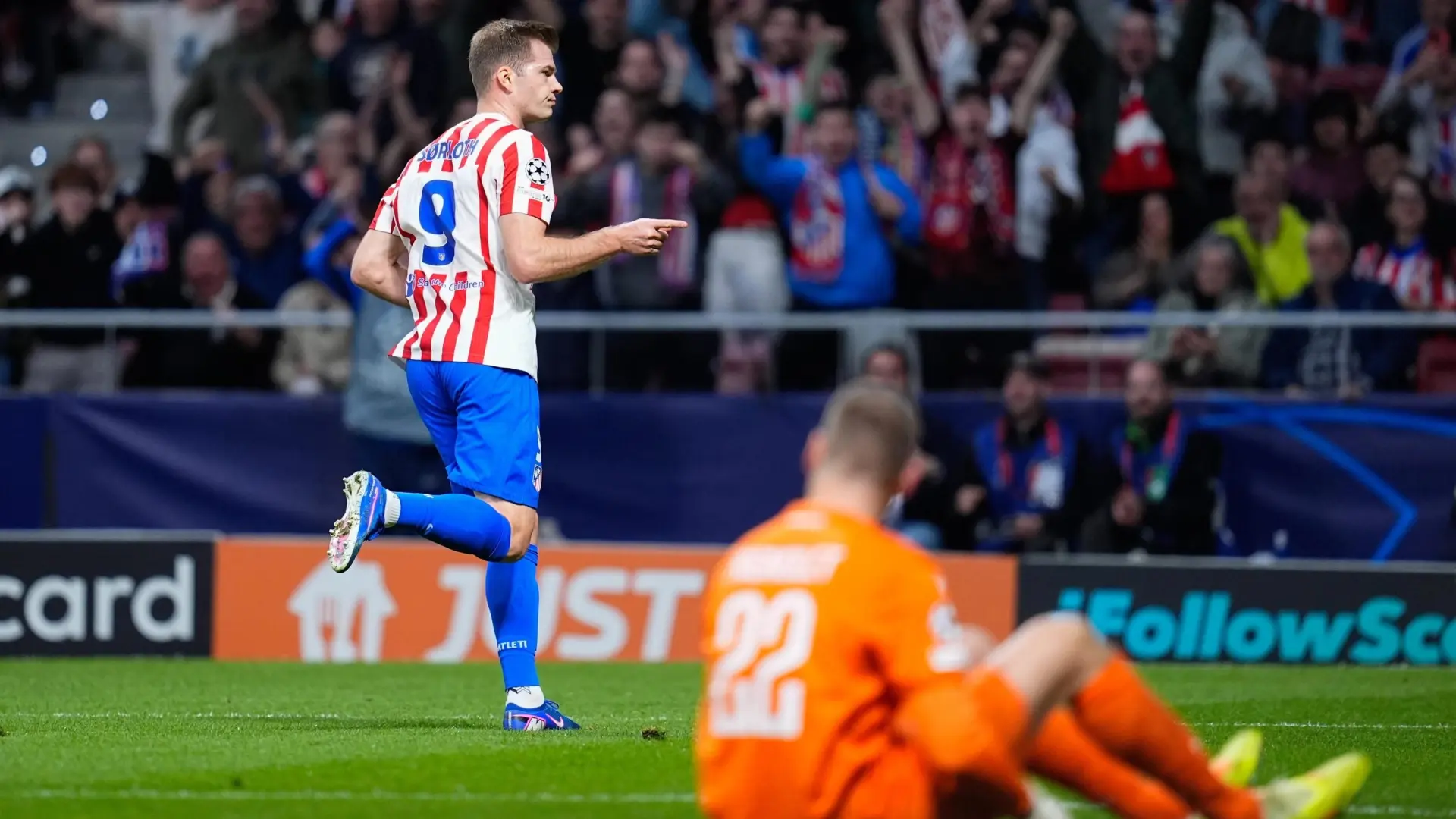 Un hat-trick de Sorloth desatasca al Atlético de Madrid ante el Brujas y le mete en octavos de Champions