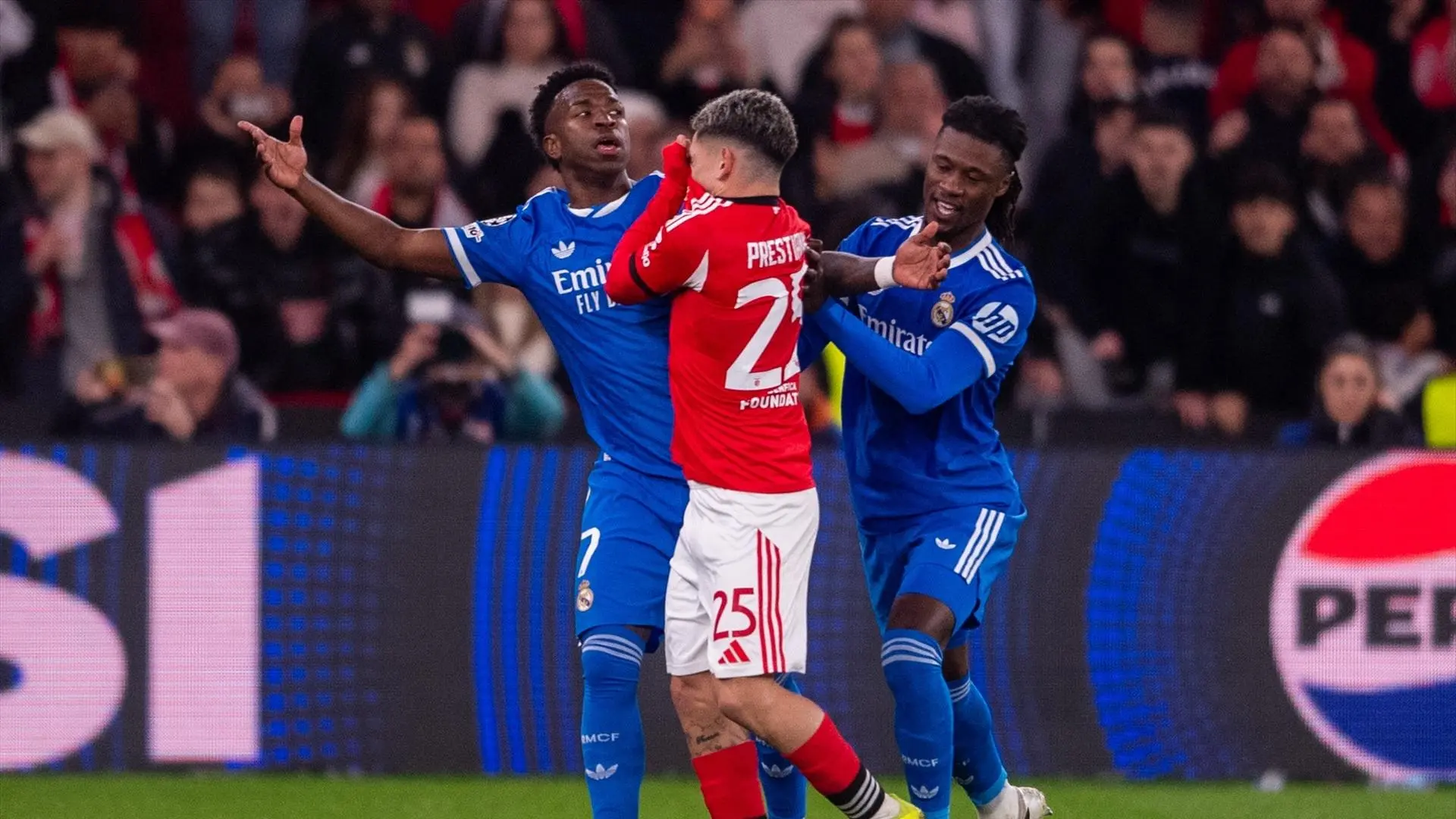 Prestianni carga contra el Madrid: "Ya no disimulan ni un poco con el Real, vergüenza"