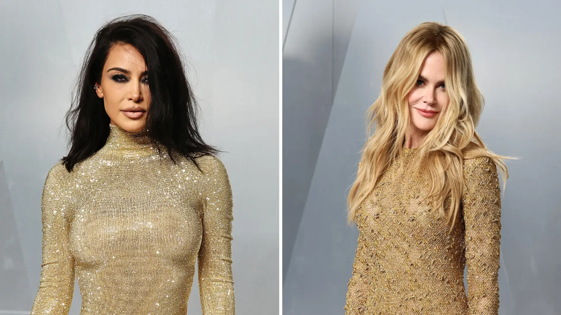 Nuevo 'tierra trágame' en los Oscar: Kim Kardashian y Nicole Kidman coinciden con el mismo look en la alfombra roja