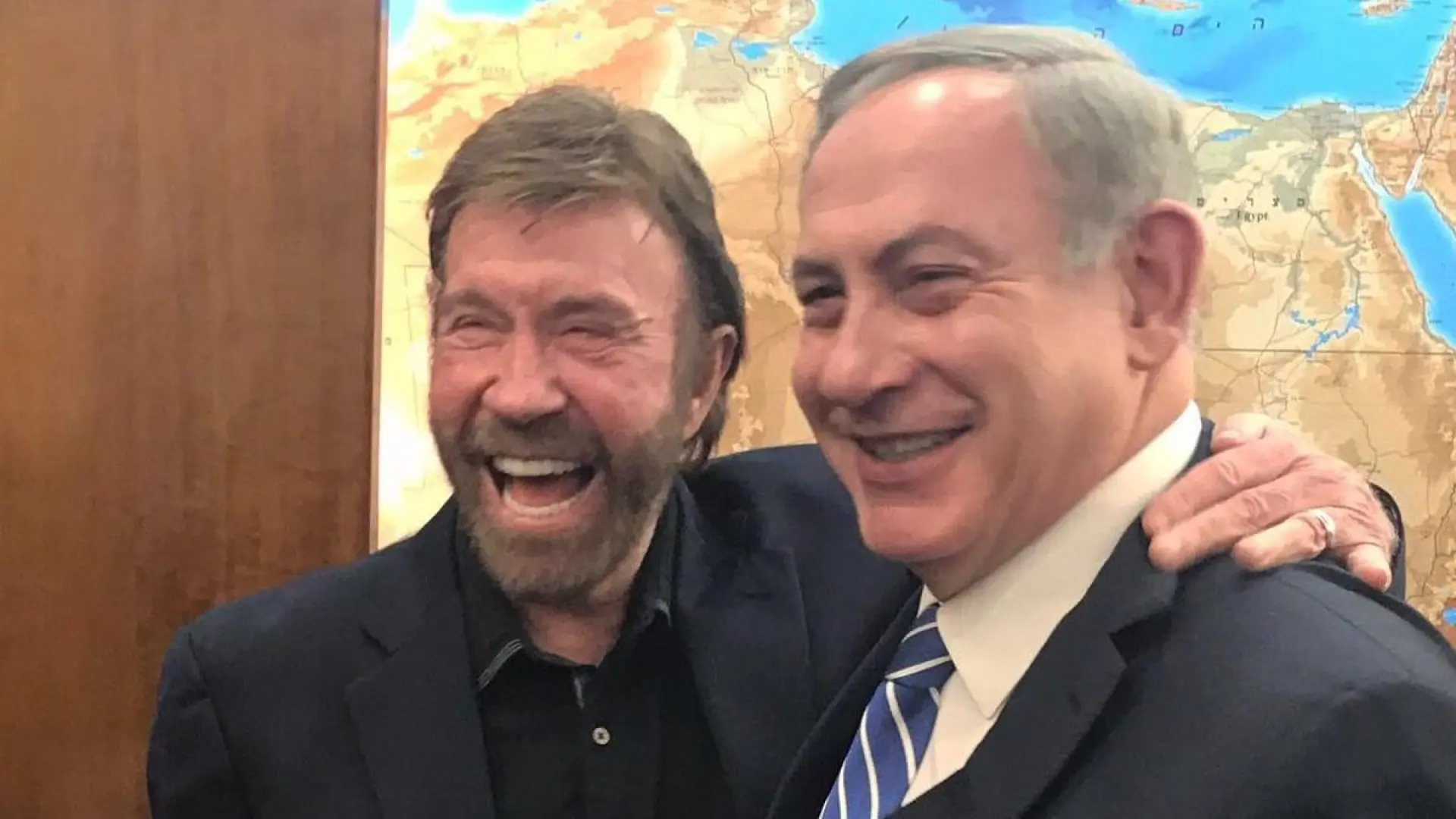 Netanyahu reacciona a la muerte de Chuck Norris: "Un gran amigo de Israel y un amigo cercano"