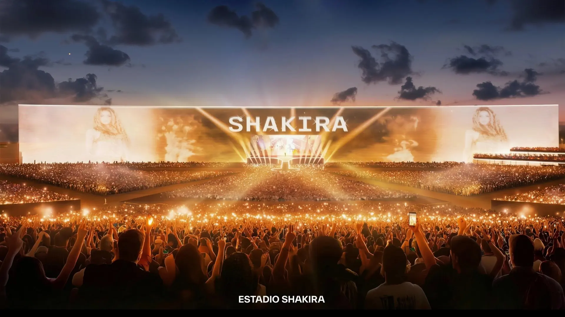 Shakira anuncia tres nuevas fechas en Madrid y muestra cómo será su asombroso estadio para más de 54.000 personas