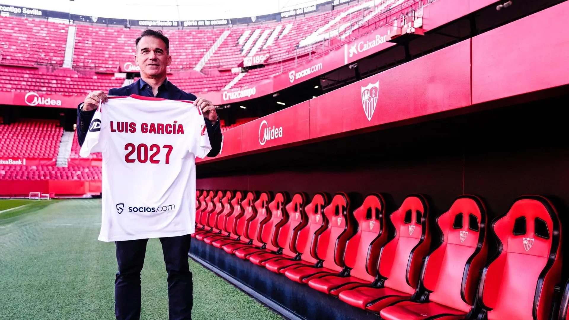 Luis García Plaza, nuevo entrenador del Sevilla FC