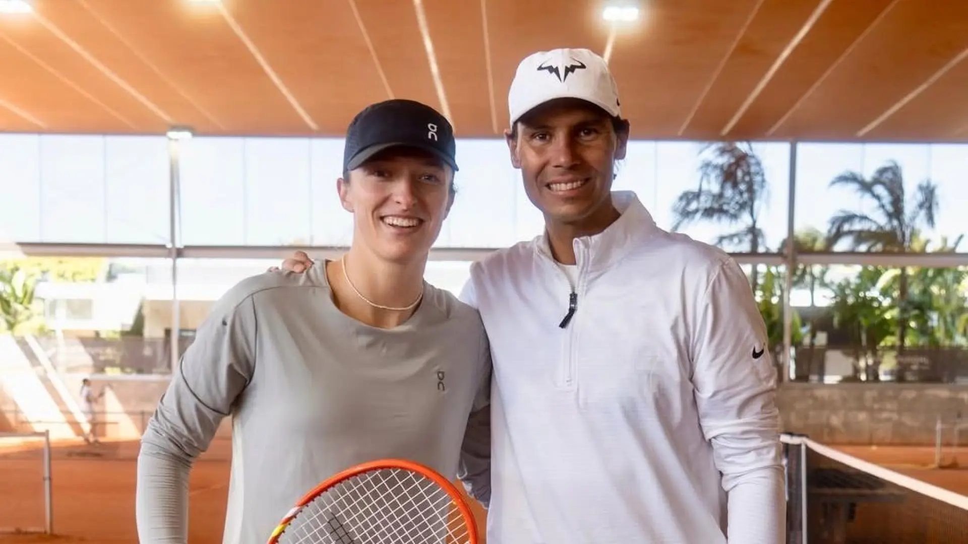 Nadal acoge a Iga Swiatek en su academia: 