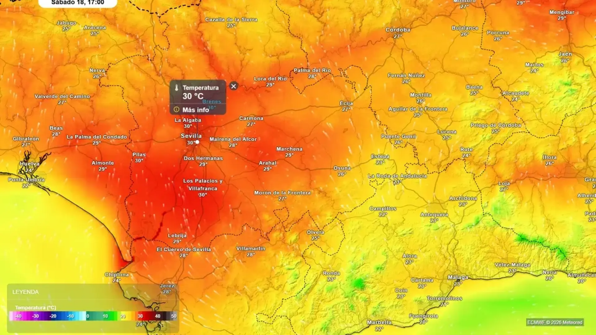 ¿Qué tiempo hará en Sevilla durante la final de la Copa del Rey? Los modelos ponen el foco en las temperaturas