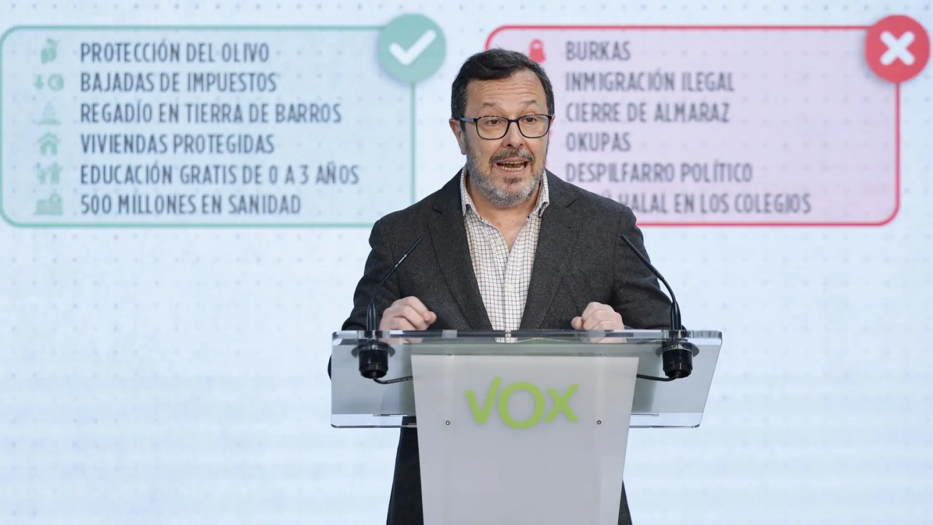 Vox strävar efter att Aragonavtalet ska vara "ännu bättre" än det i Extremadura