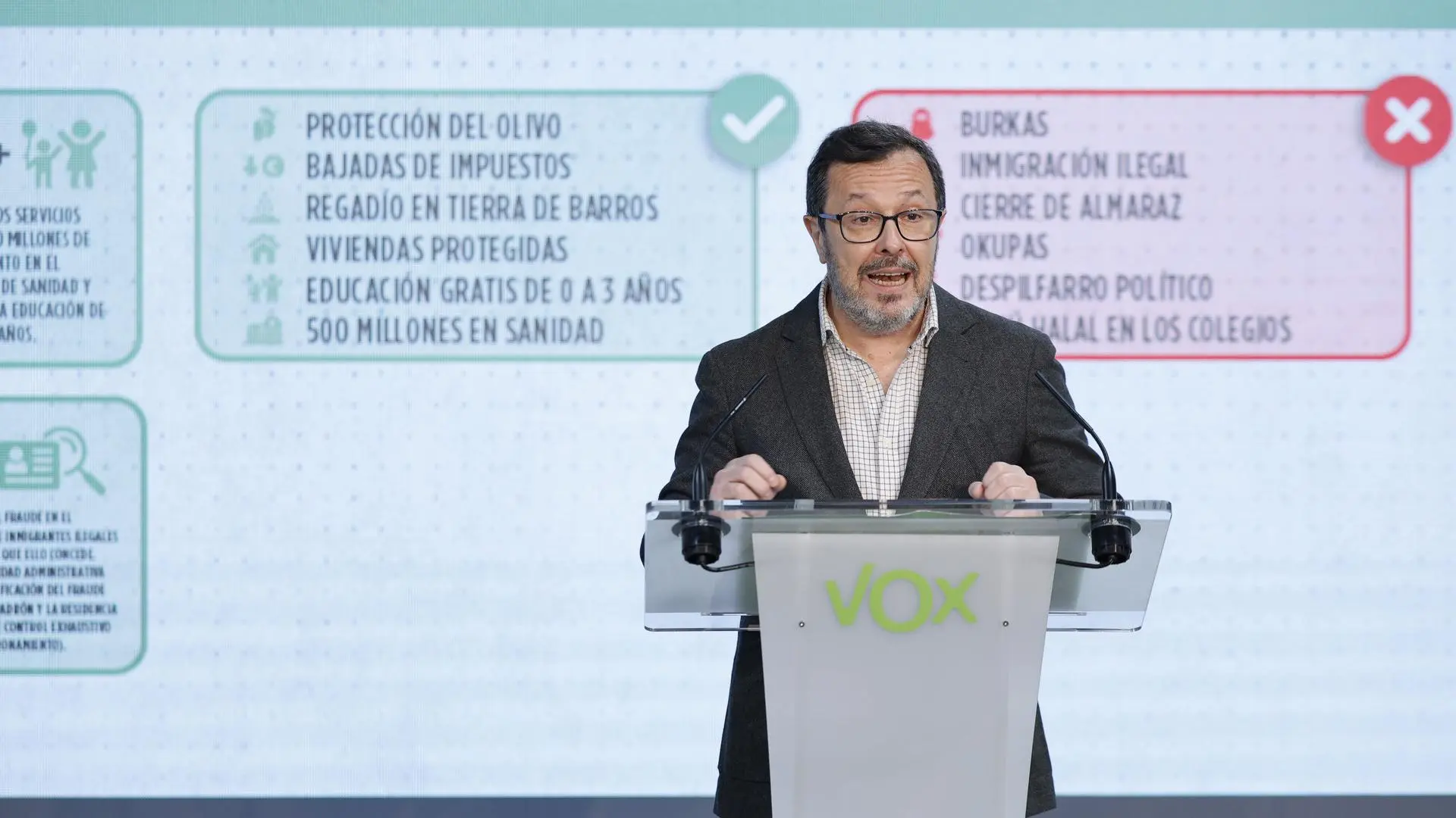 Vox aspira a que el acuerdo de Aragón sea "todavía mejor" que el de Extremadura: "Estamos en una situación más nivelada"