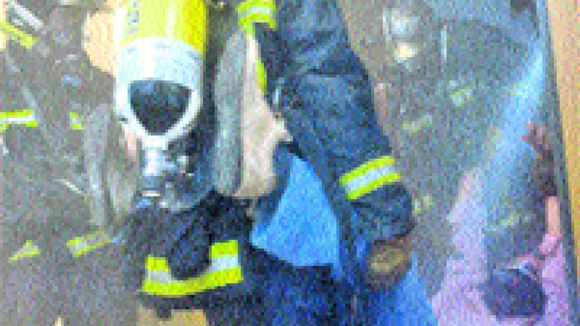 Prueba de fuego en un edificio público