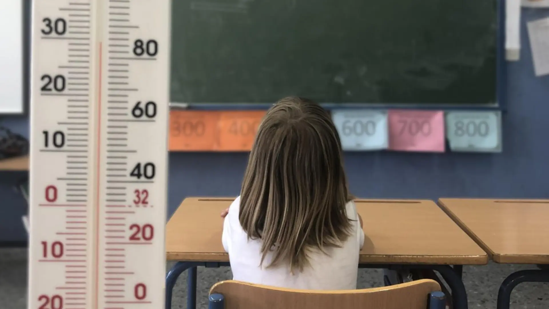 Siete centros escolares cancelan sus clases por el calor extremo y otros tantos adelantan su salida al mediodía este viernes