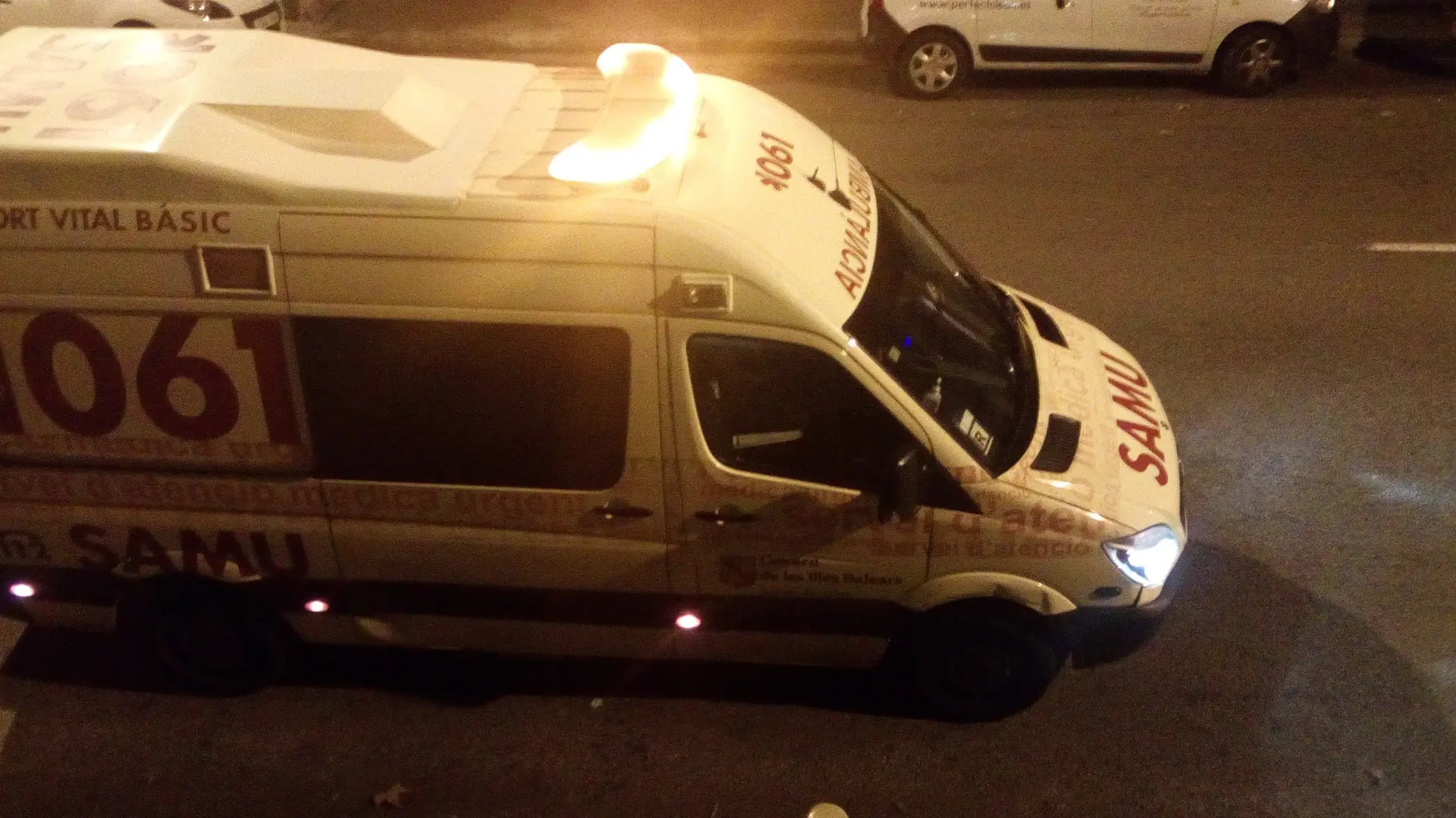 Herido grave un motorista en Palma tras chocar contra una señal
