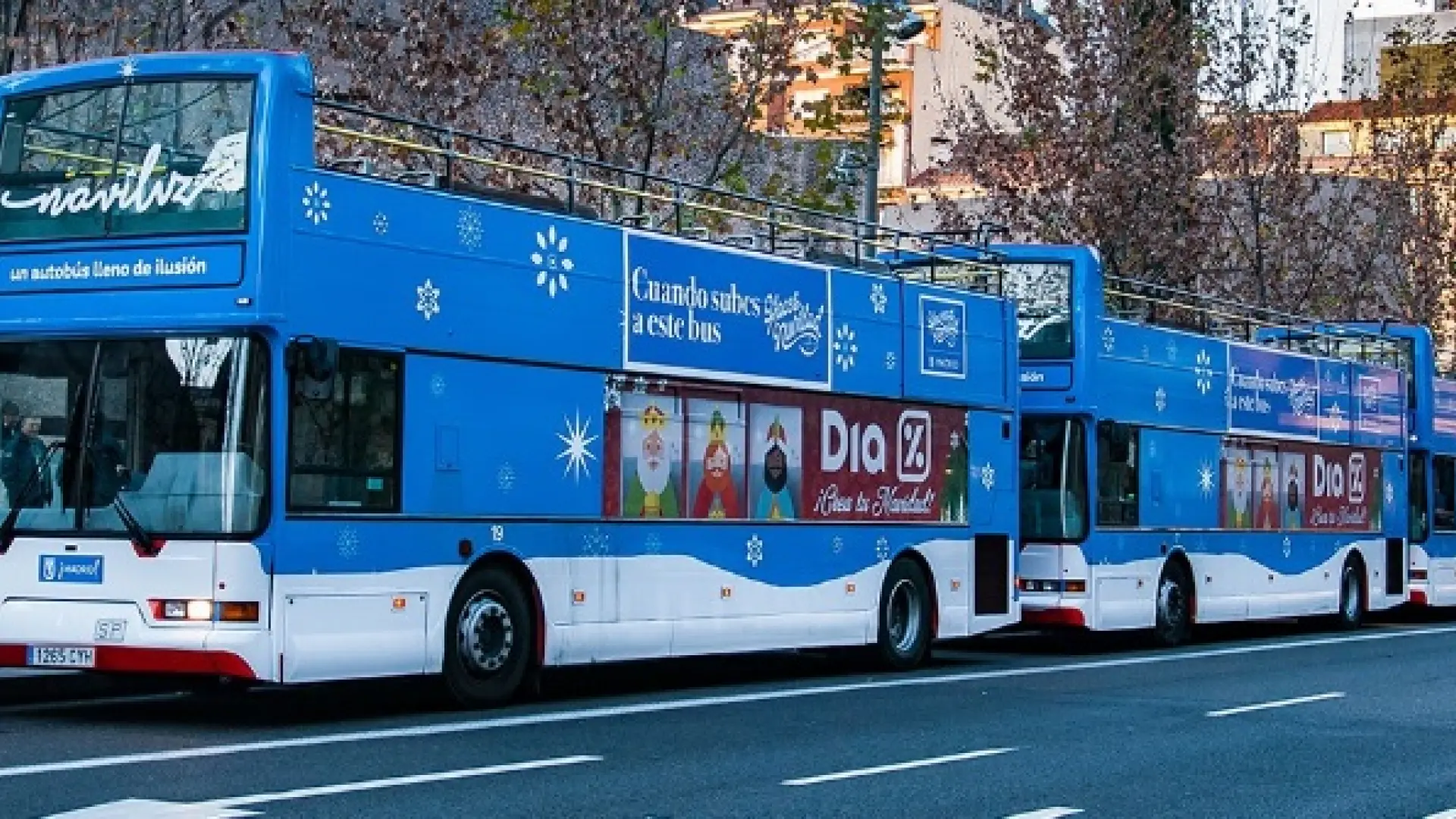 Возвращается автобус Naviluz, чтобы осветить Мадрид