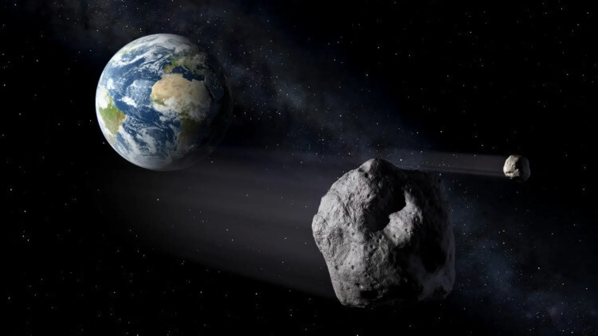 Una lluvia de meteoritos gigantes bombardeó la Tierra y la Luna hace 800  millones de años