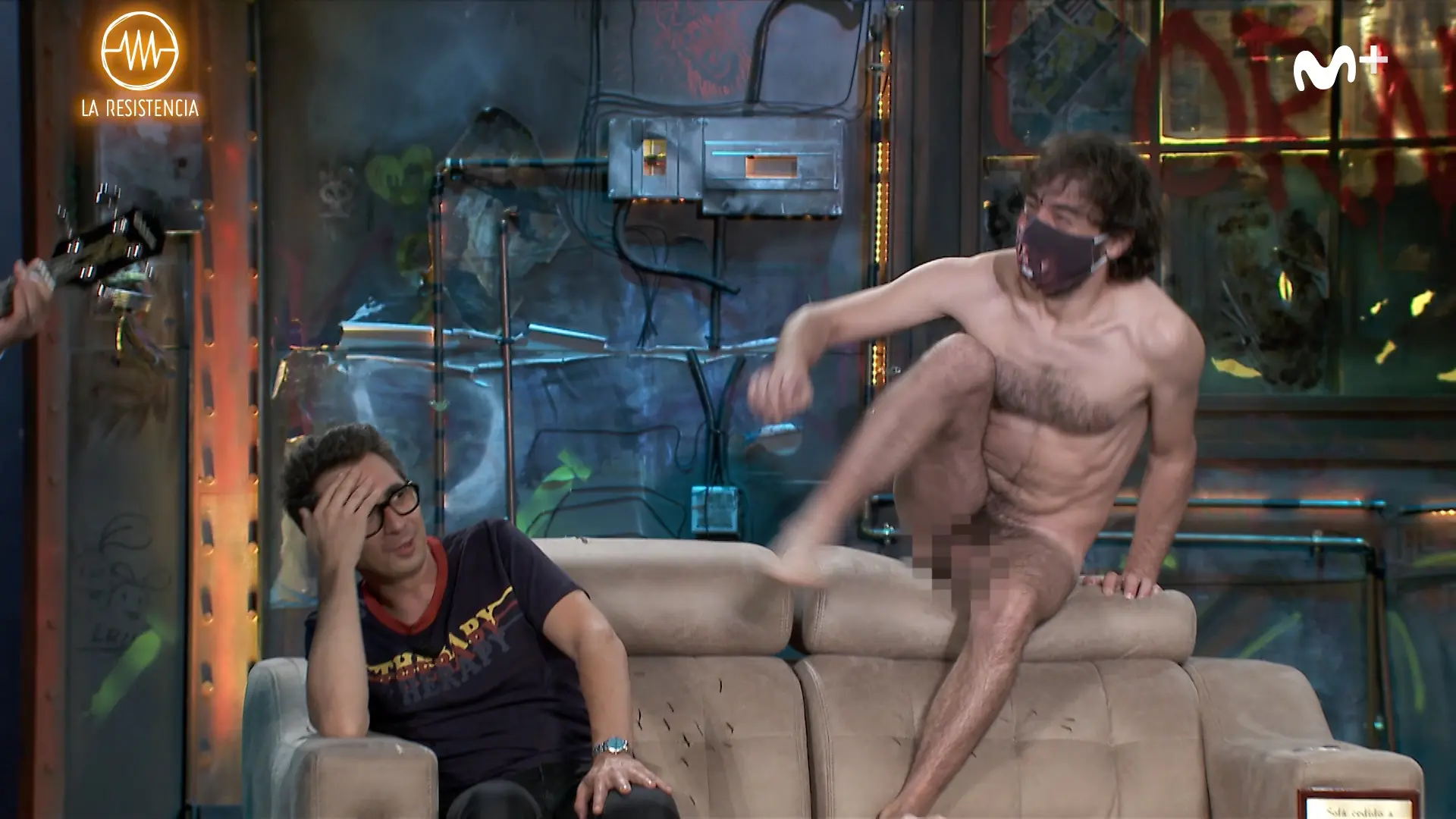 Otro desnudo integral en 'La Resistencia' sorprende a Berto: No lo he  visto venir