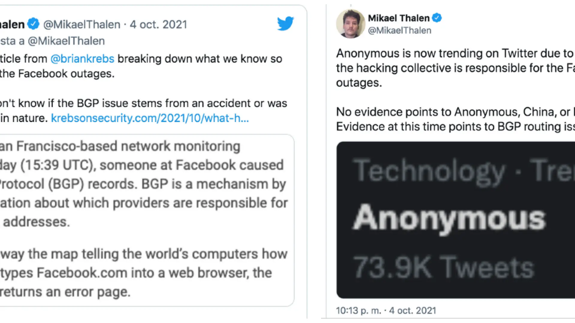Teorías de la conspiración y bulos sobre el apagón de Facebook, WhatsApp e  Instagram
