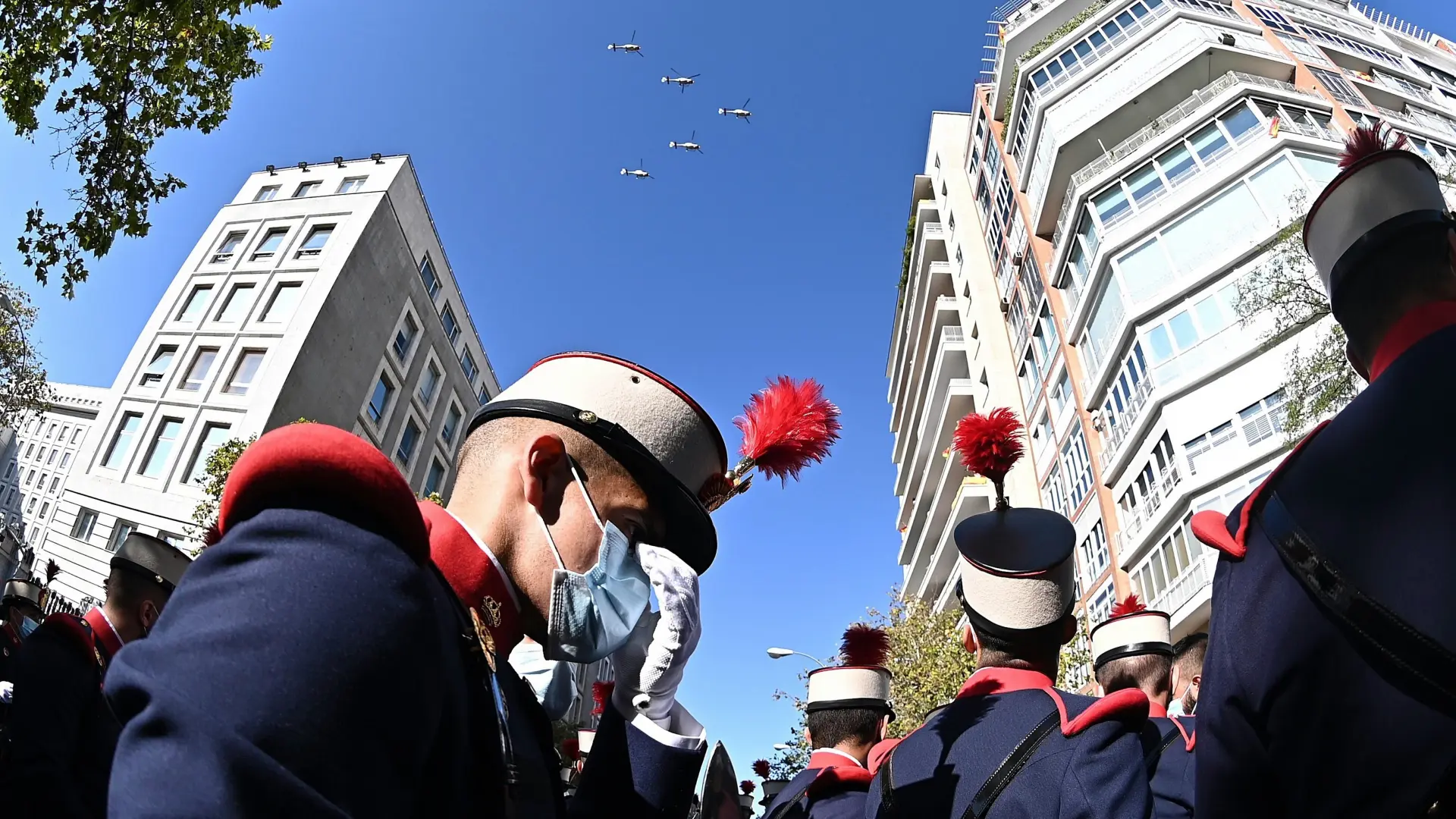 Calles cortadas en Madrid por el desfile de las Fuerzas Armadas del Día de la Fiesta Nacional