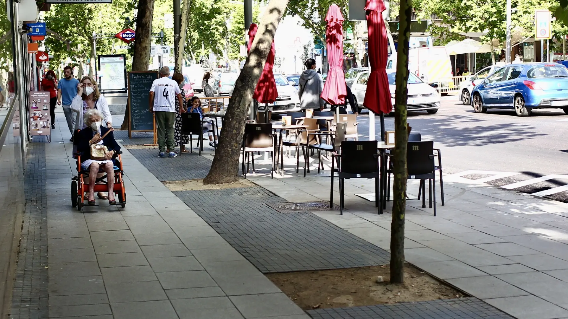 Madrid identifica 10 distritos atestados de terrazas no solo Salamanca