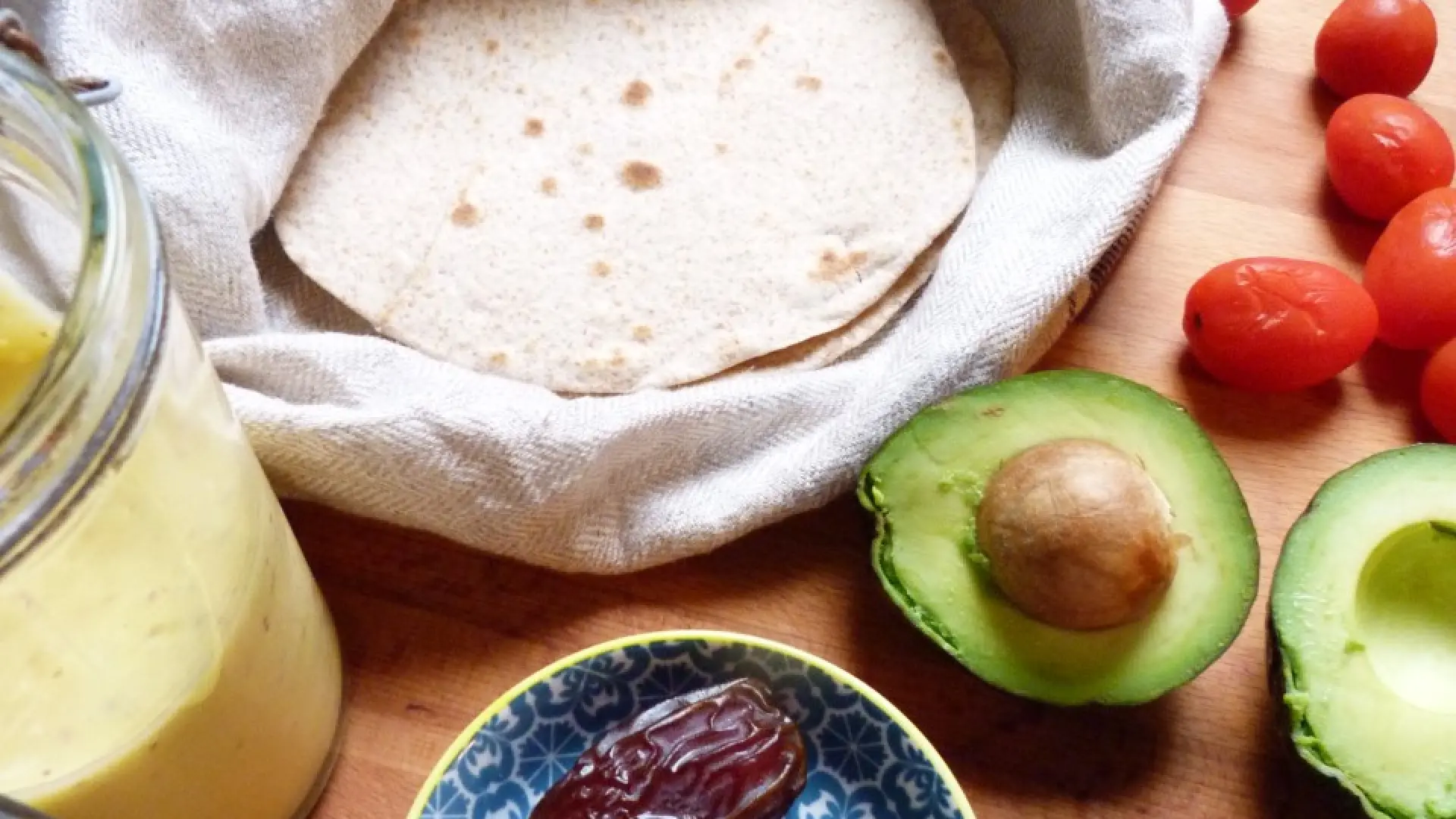 Receta de tortillas integrales y sanas para hacer tacos, burritos o fajitas