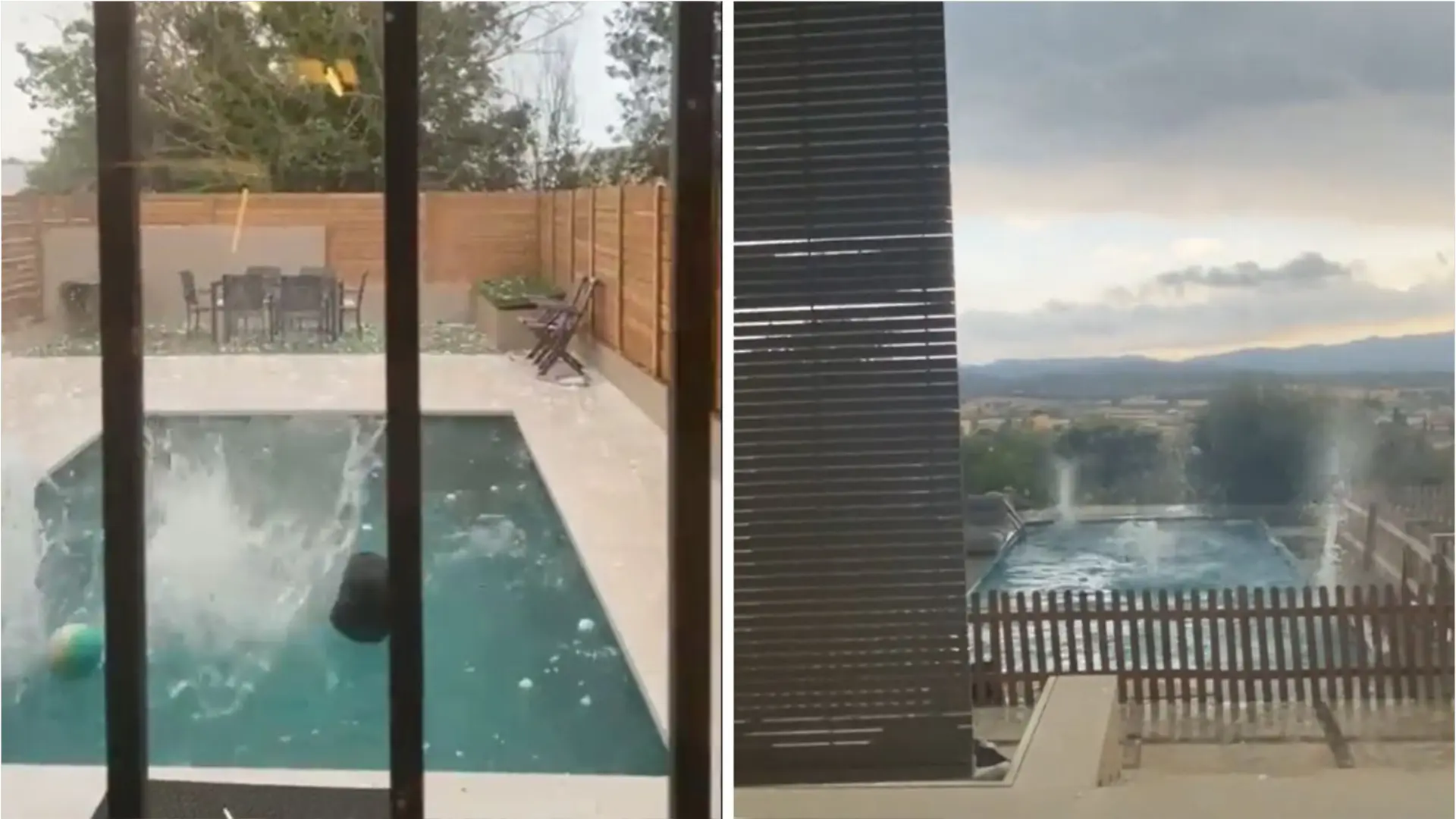 Los impactantes vídeos de la tormenta de granizo que cayó sobre Girona