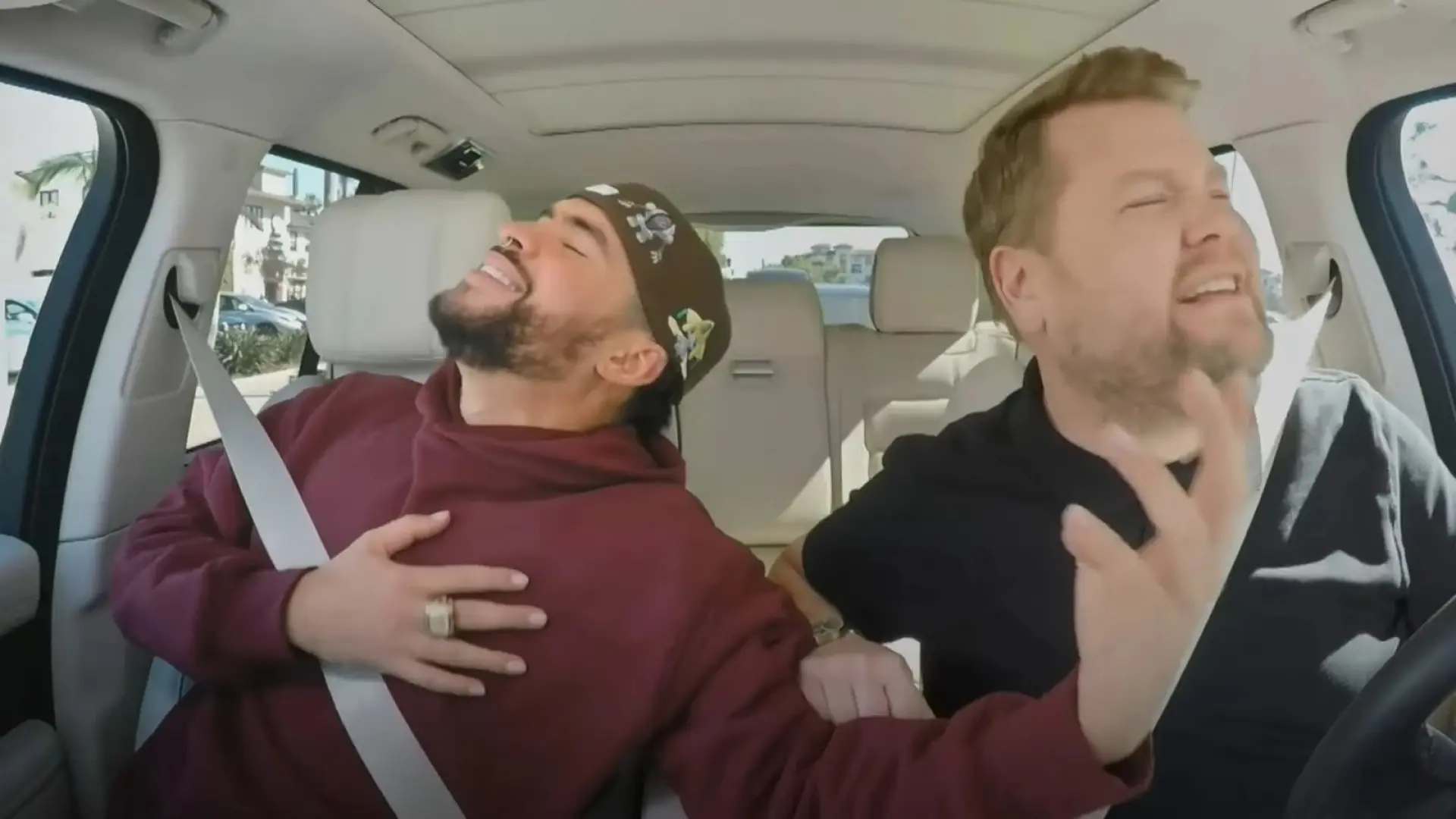 Bad Bunny lo da todo cantando 'Break Free' de Ariana Grande en el