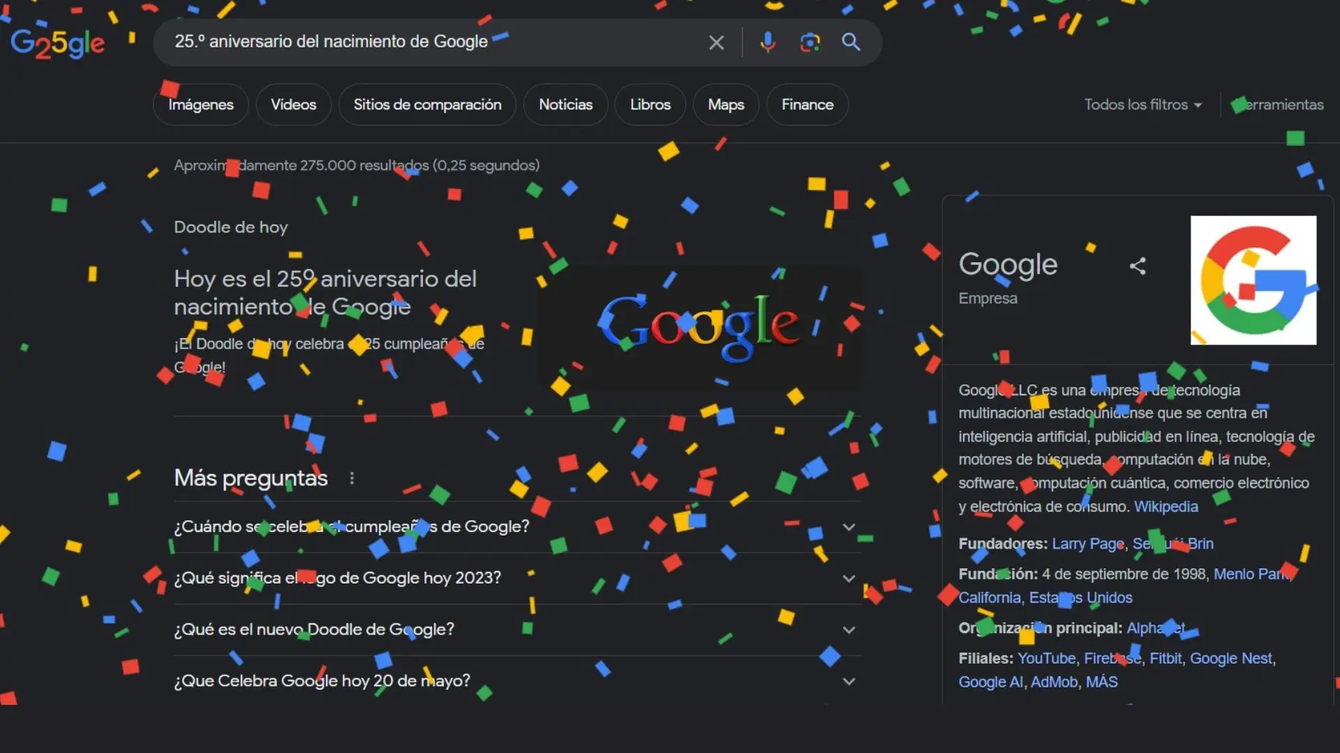 3 Datos Curiosos Sobre Google En Su 25 Aniversario
