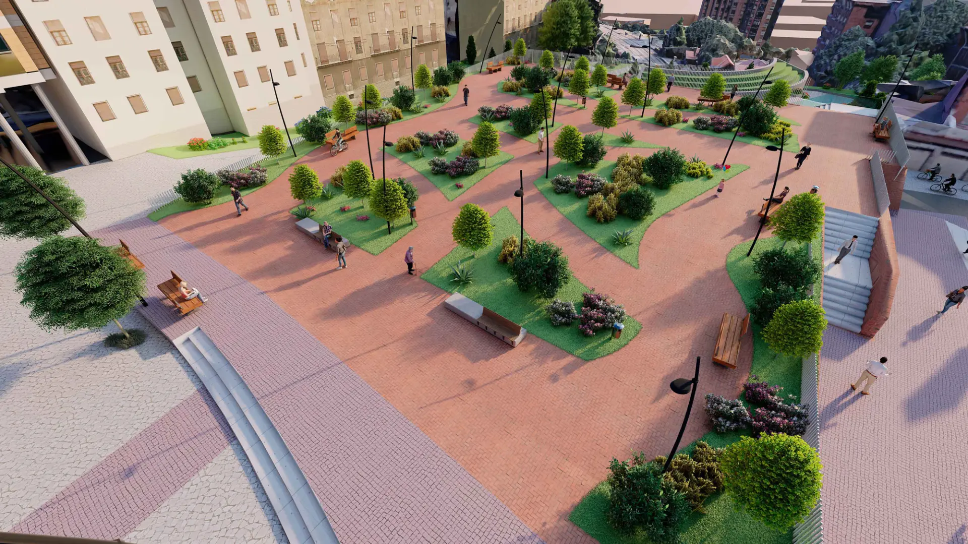 Así será la nueva plaza San Fausto de Basauri: más zonas verdes y un ...