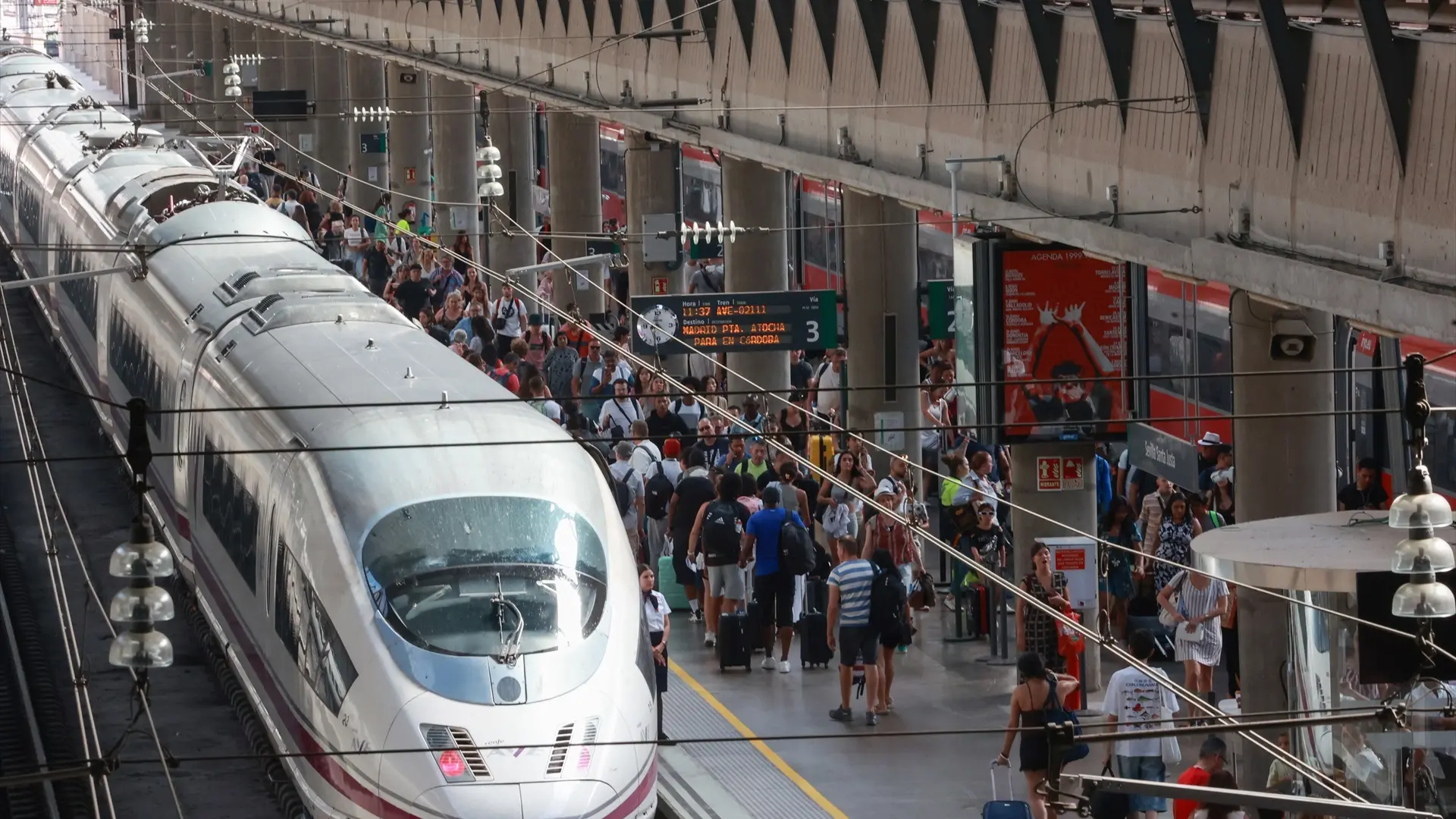 Restablecida la circulación de trenes de alta velocidad en Sevilla tras la incidencia en la infraestructura