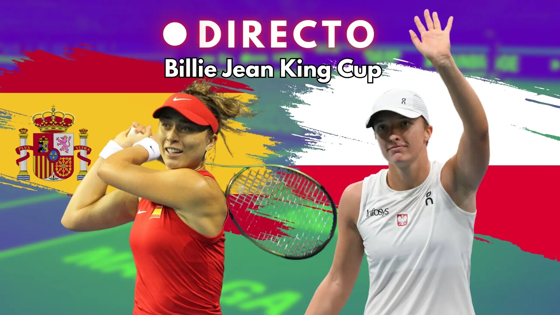 España – Polonia de la Billie Jean King Cup, en directo: resultados y última hora de Paula Badosa e Iga Swiatek