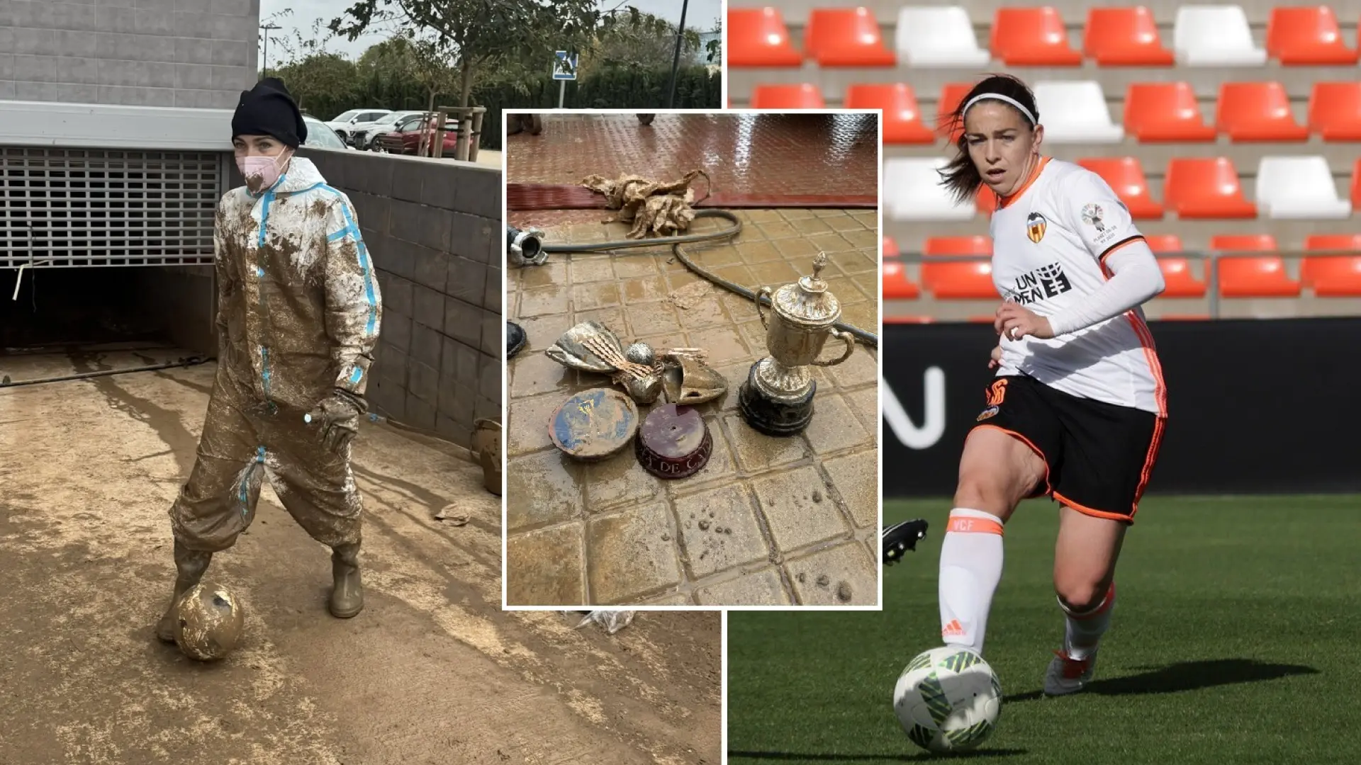 La exfutbolista Esther Romero se queda sin sus trofeos por la DANA, su pareja pide ayuda y la RFEF responde: "Habrá buenas noticias"