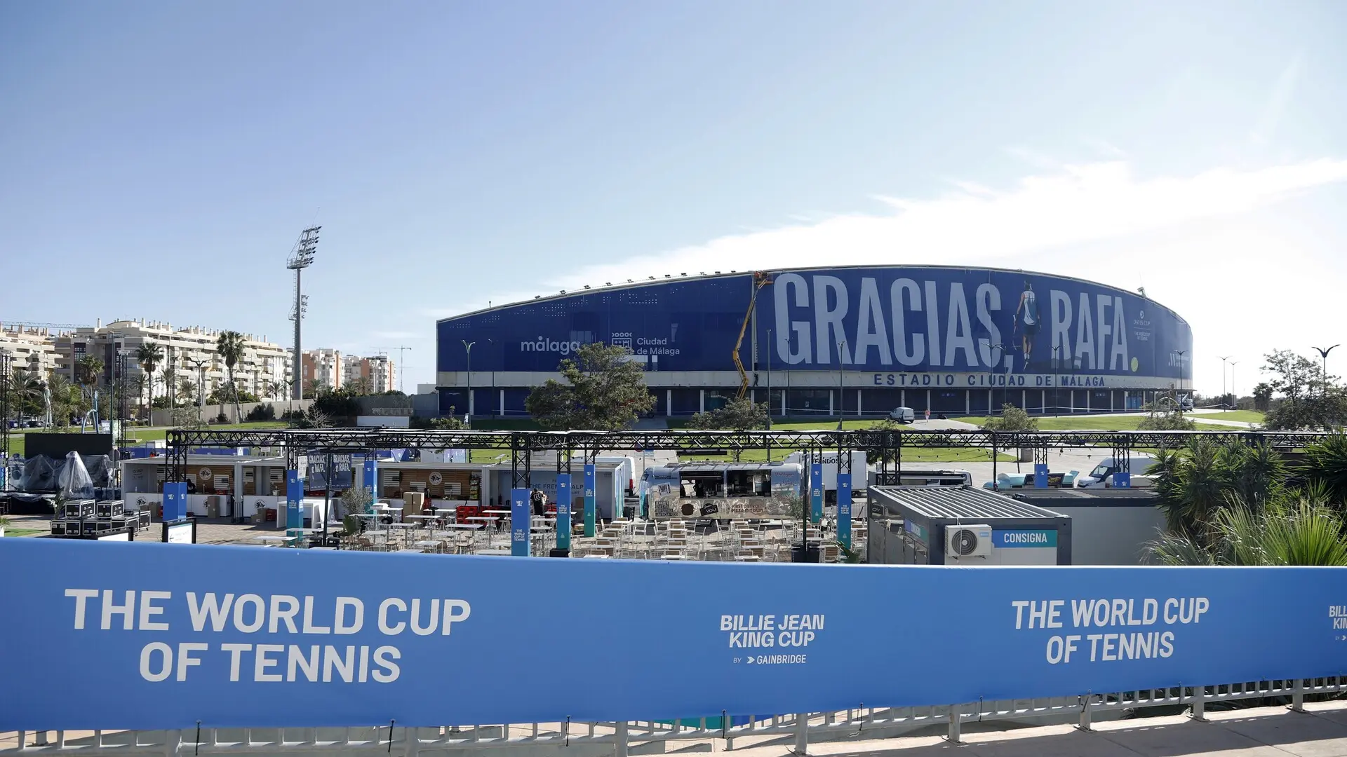 Área de jugadores, pistas de entrenamiento, mesas de ping pong… : así es la 'miniciudad' del tenis donde Rafa Nadal dice adiós