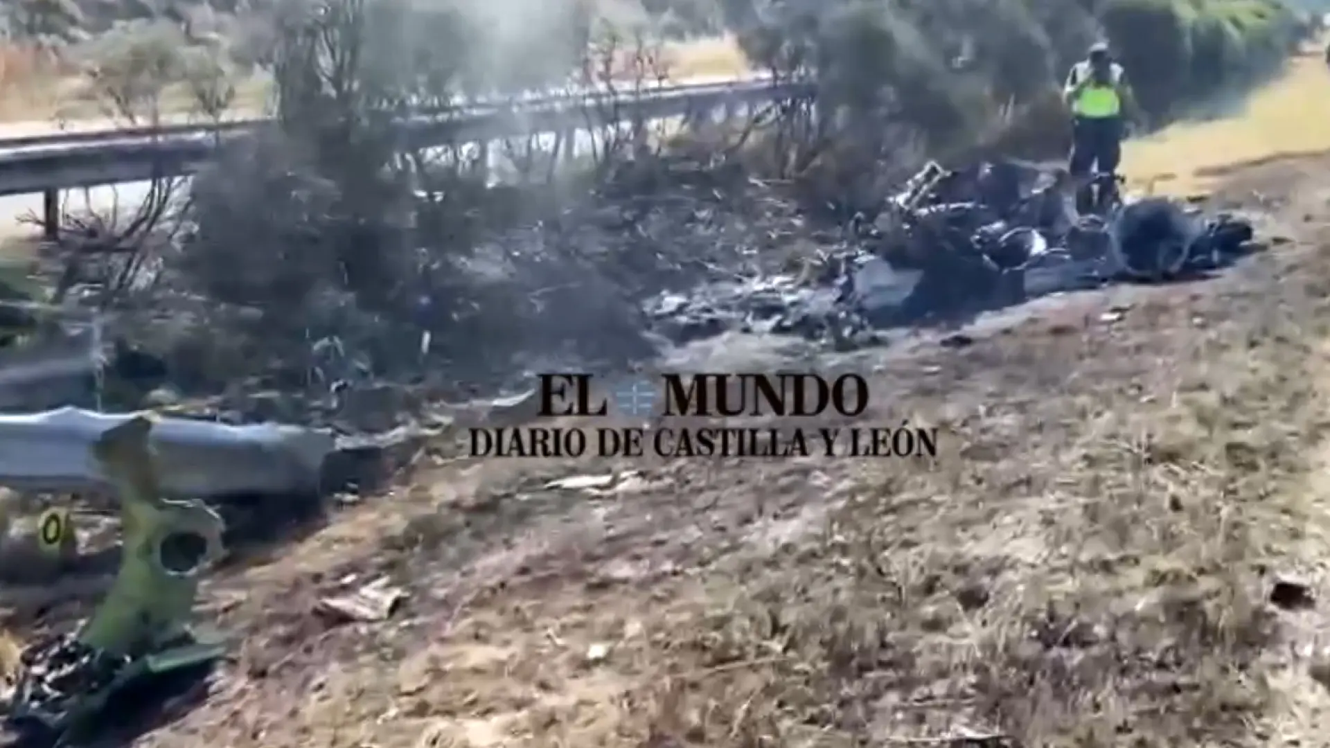 Un vídeo muestra cómo quedó el coche de Diogo Jota tras su trágico accidente mortal: totalmente destrozado y calcinado thumbnail