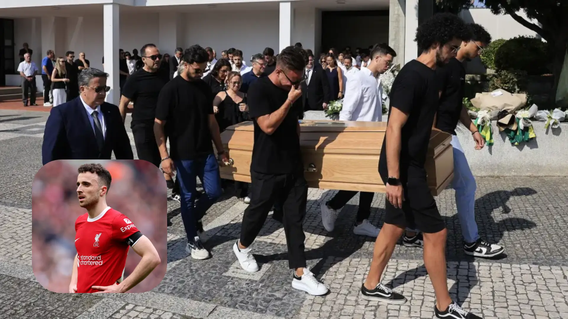 Así ha sido el emotivo entierro de Diogo Jota y su hermano: futbolistas portando el féretro, una familia rota y muchas lágrimas thumbnail