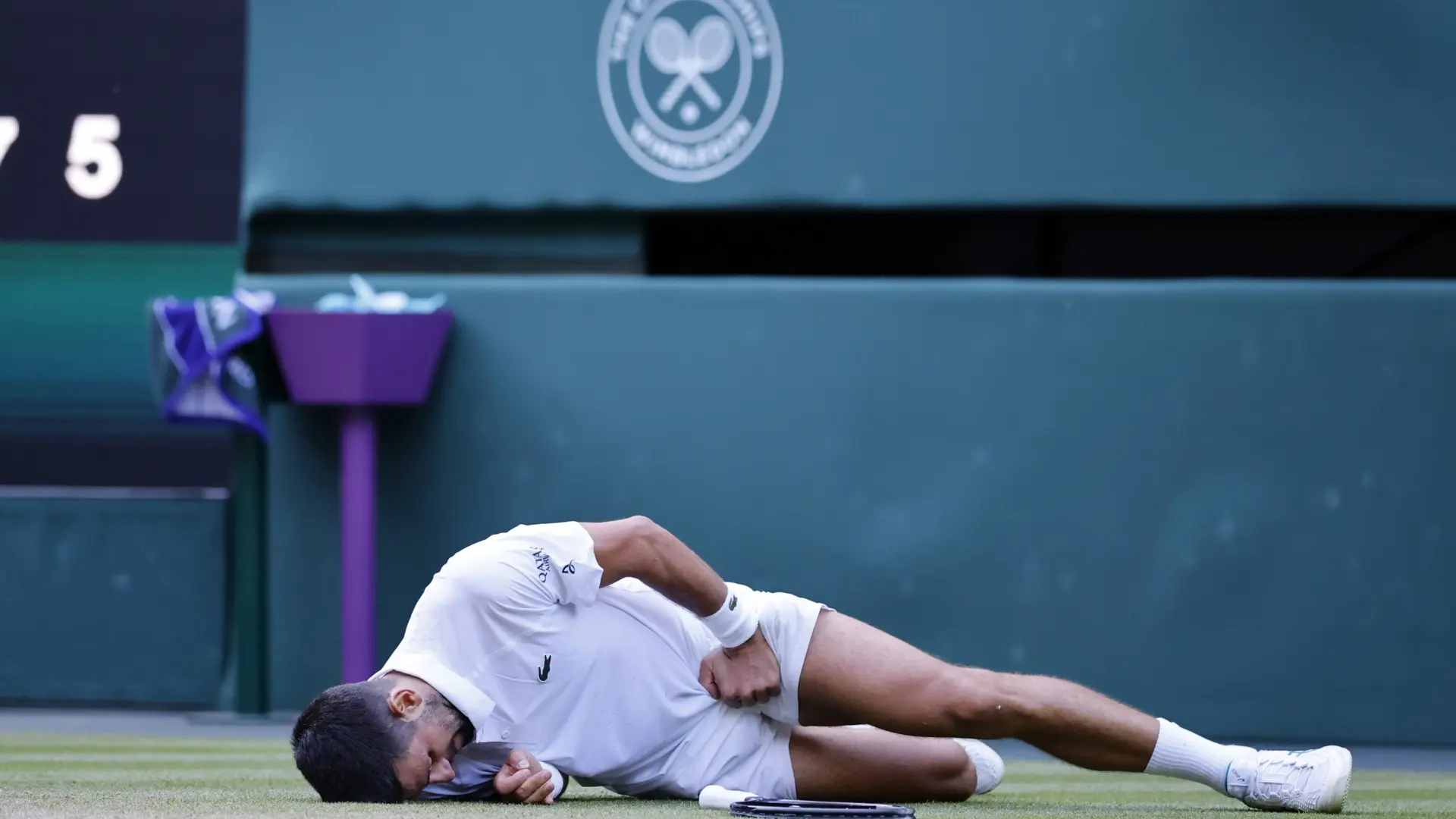 Novak Djokovic y la caída que hace peligrar las semifinales de ...
