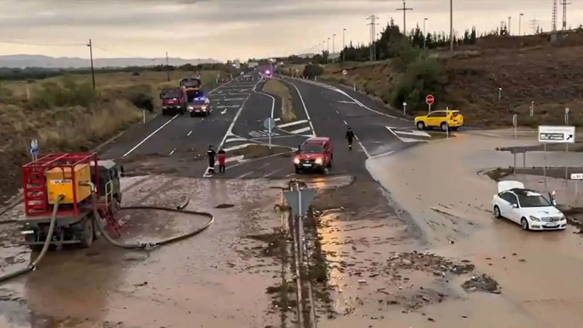 
         Aragón sufre lo peor de la DANA y la UME trabaja en las zonas más afectadas 
    