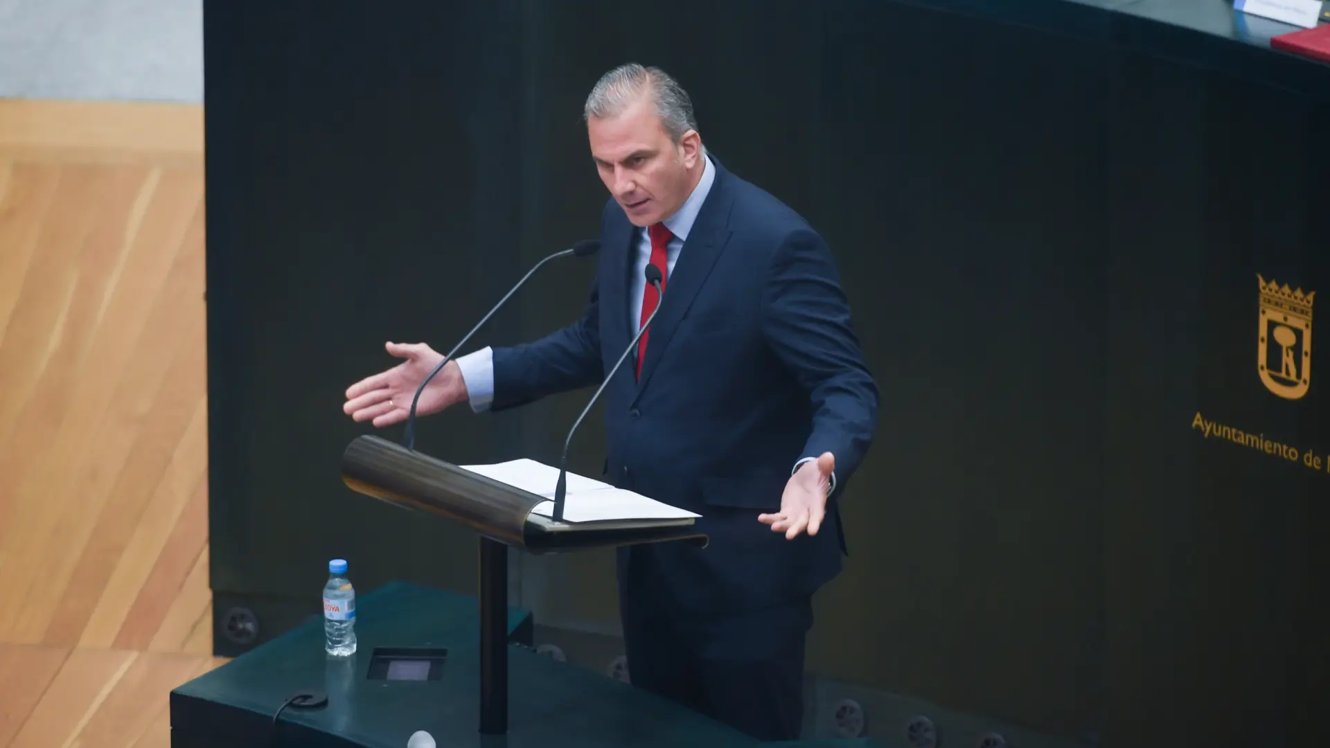 Ortega Smith mantiene la Portavocía de Vox en el Ayuntamiento de Madrid al menos hasta el próximo Pleno municipal